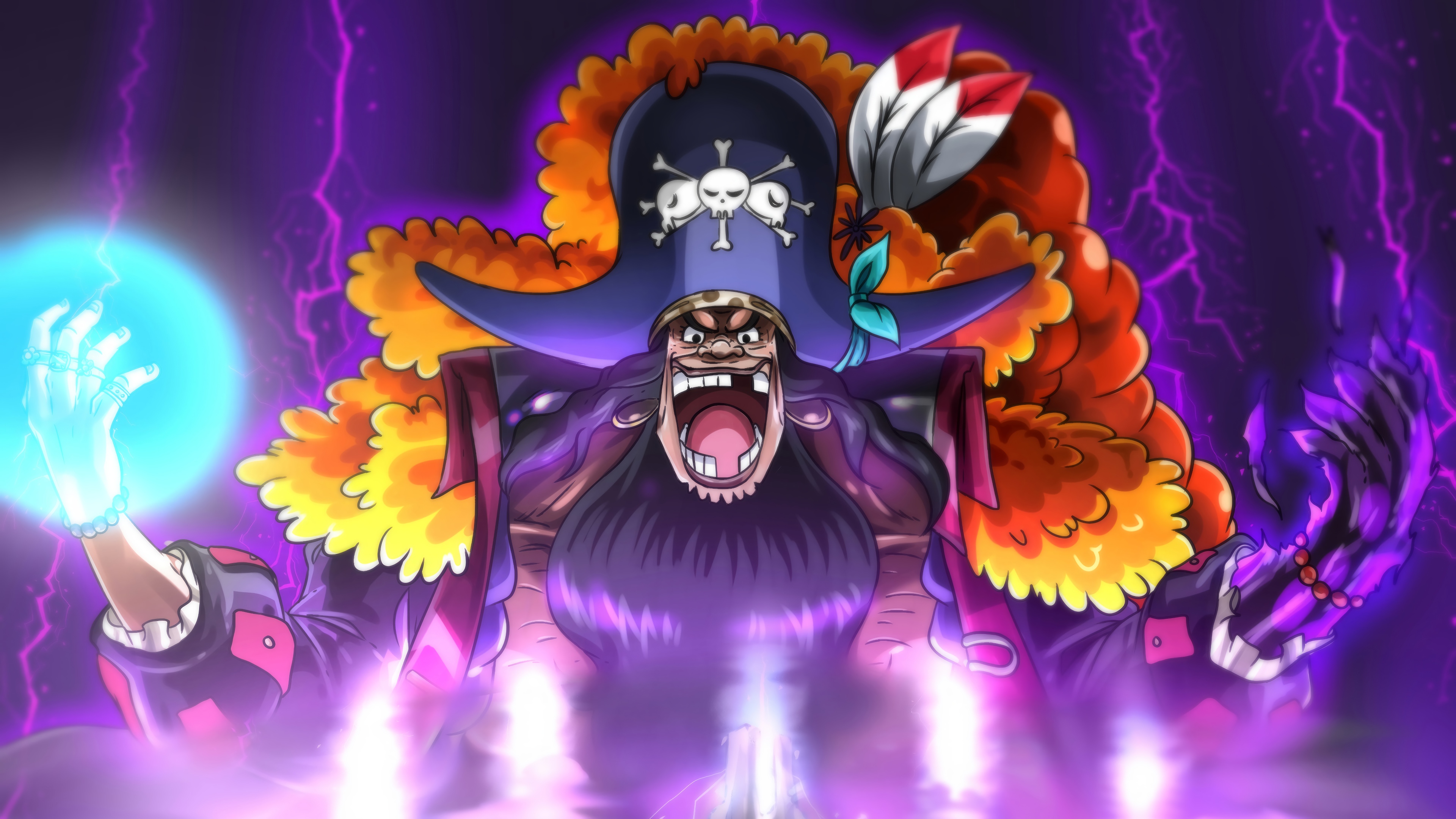 Blackbeard from One Piece 4K HD Wallpaper