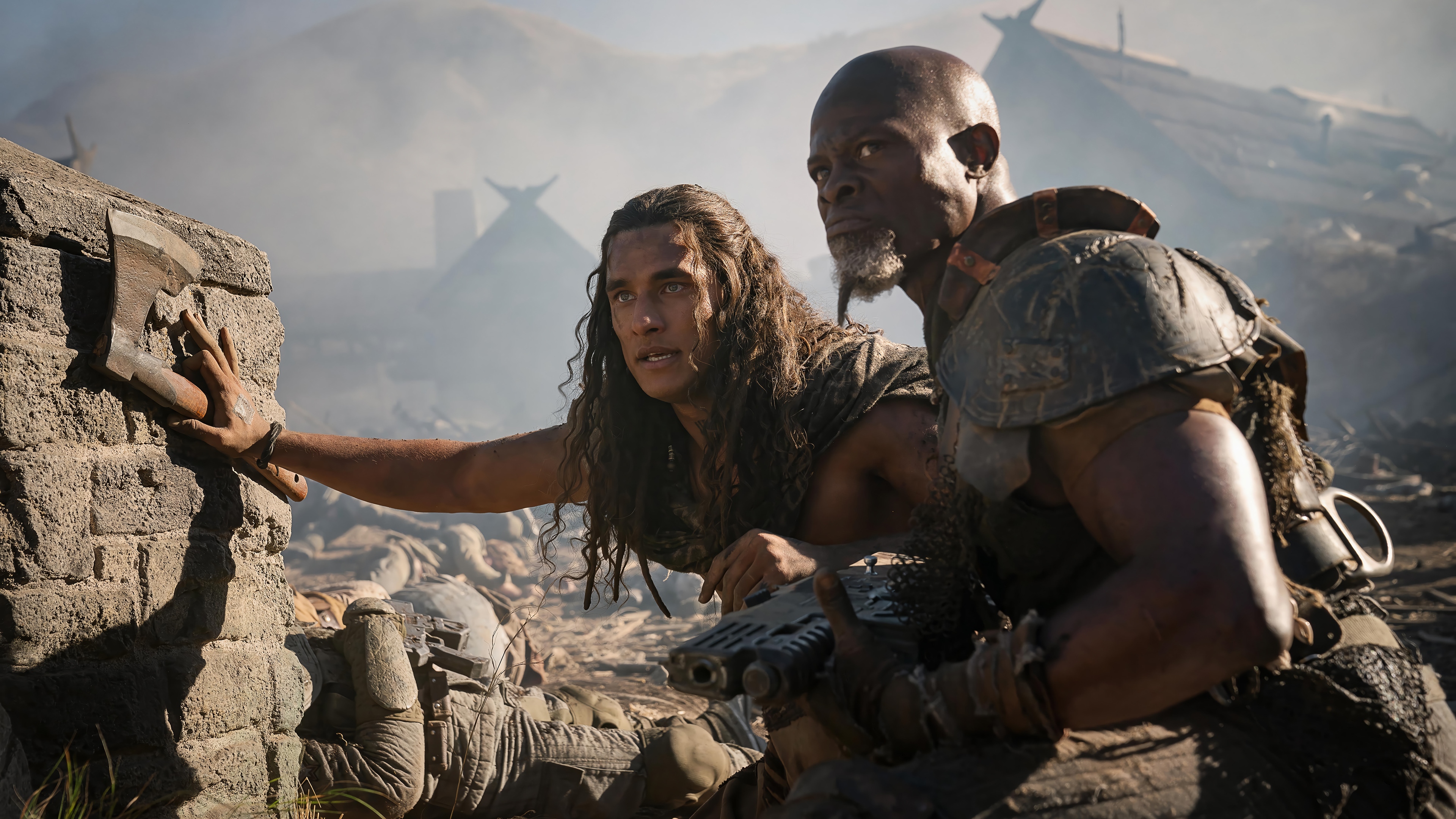 Rebel Moon: Djimon Hounsou and Staz Nair 4K HD Wallpaper
