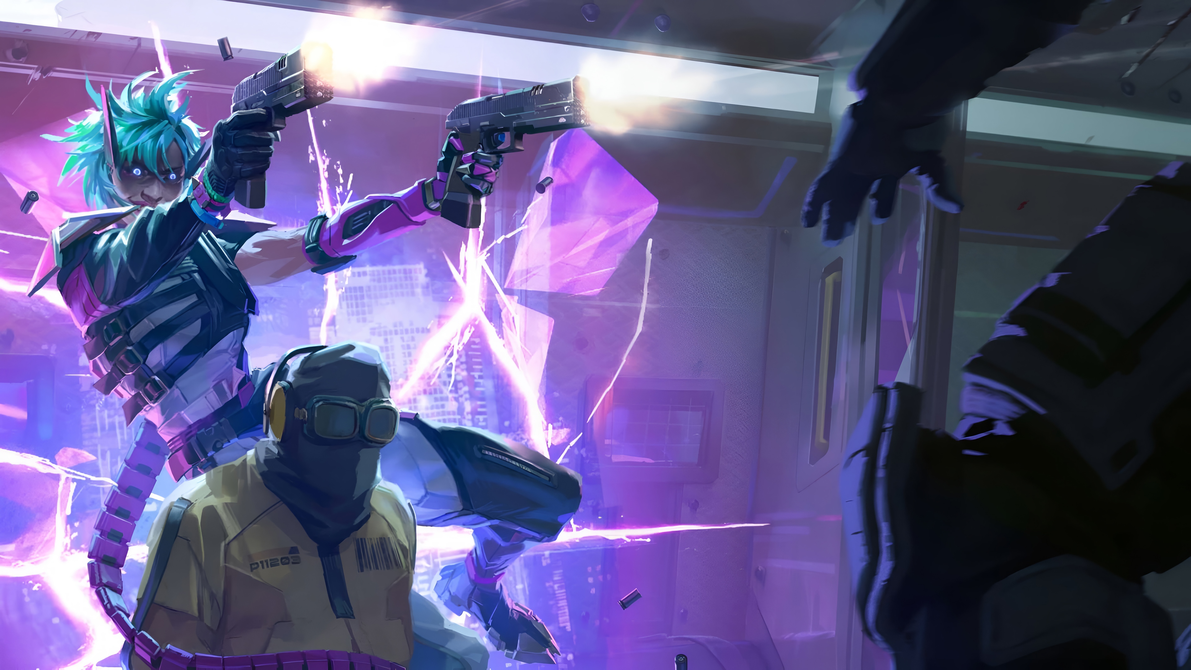 Alter from Apex Legends in a firefight HD Wallpaper