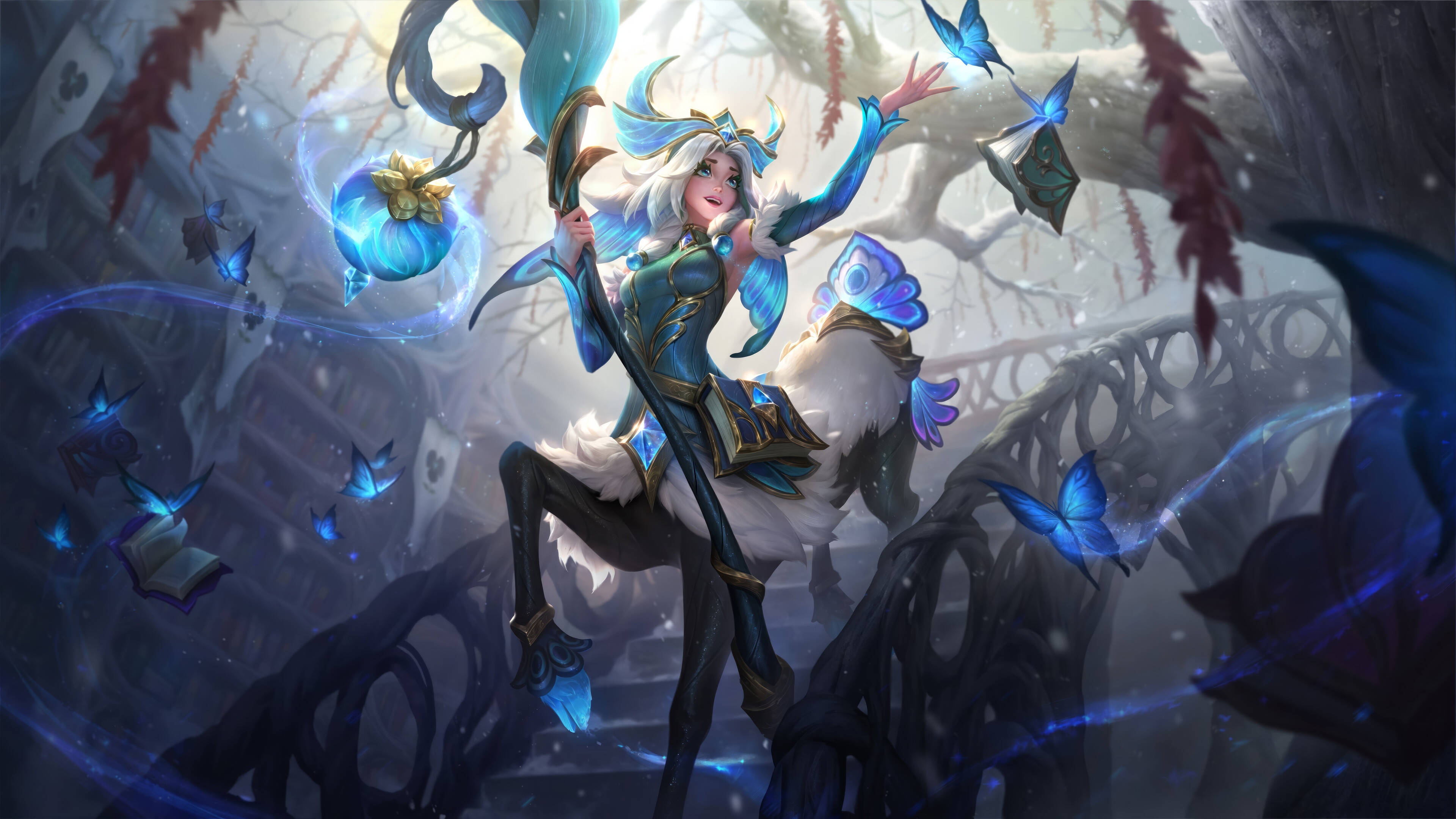 Faerie Court Lillia Splash Art 4K HD Wallpaper