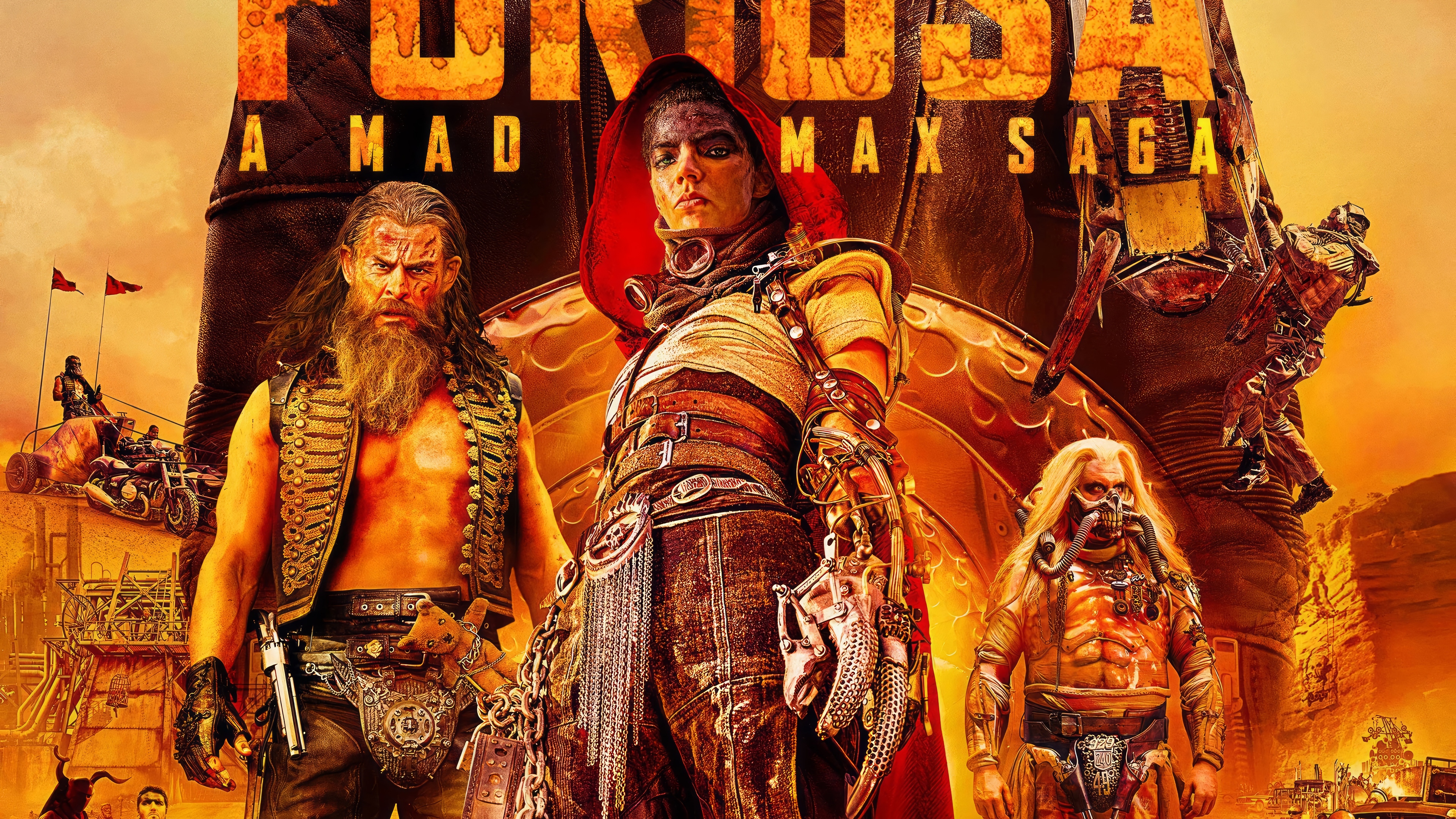 Furiosa: A Mad Max Saga 4K HD Wallpaper