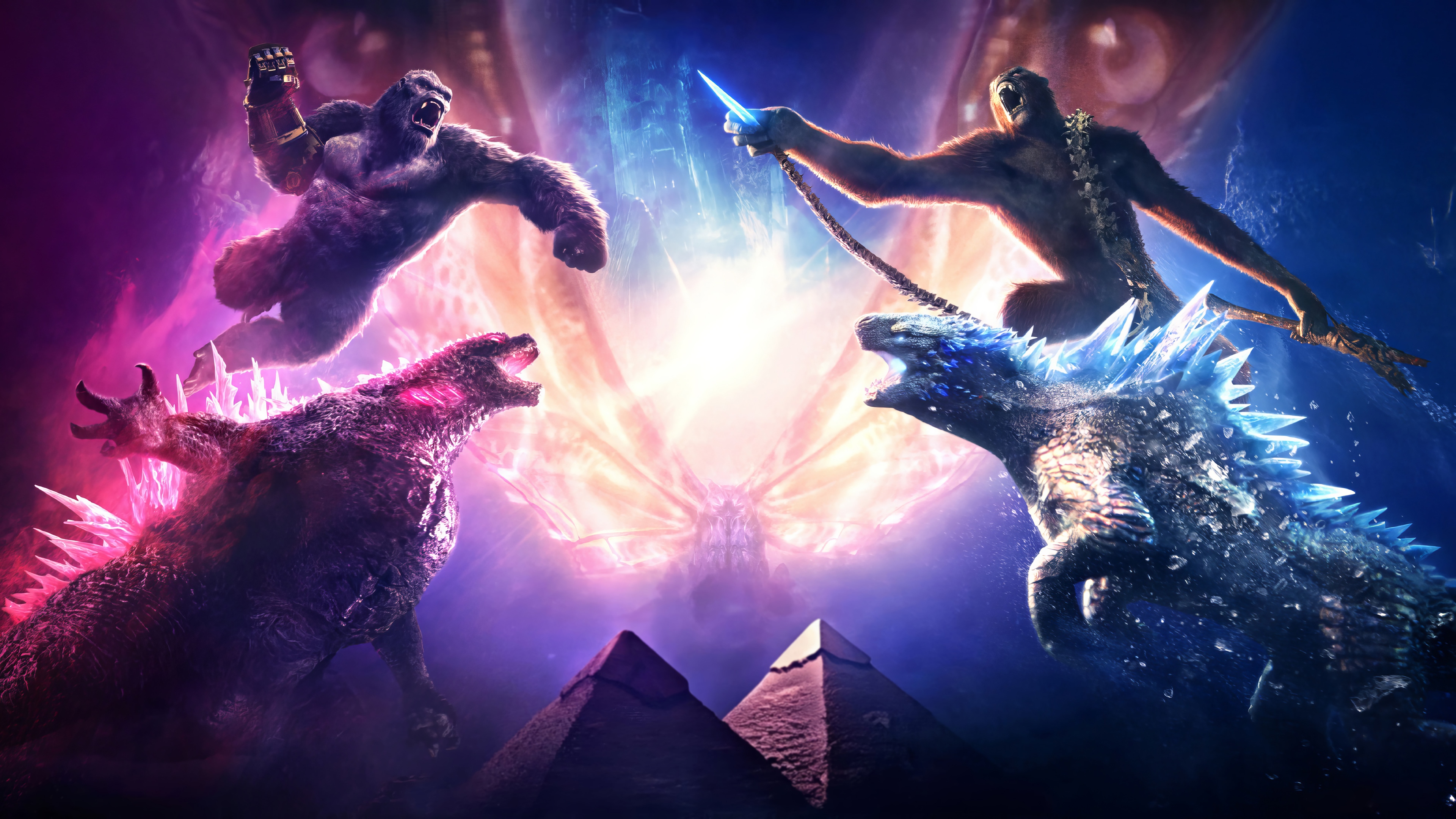 Godzilla x Kong: The New Empire 4K HD Wallpaper