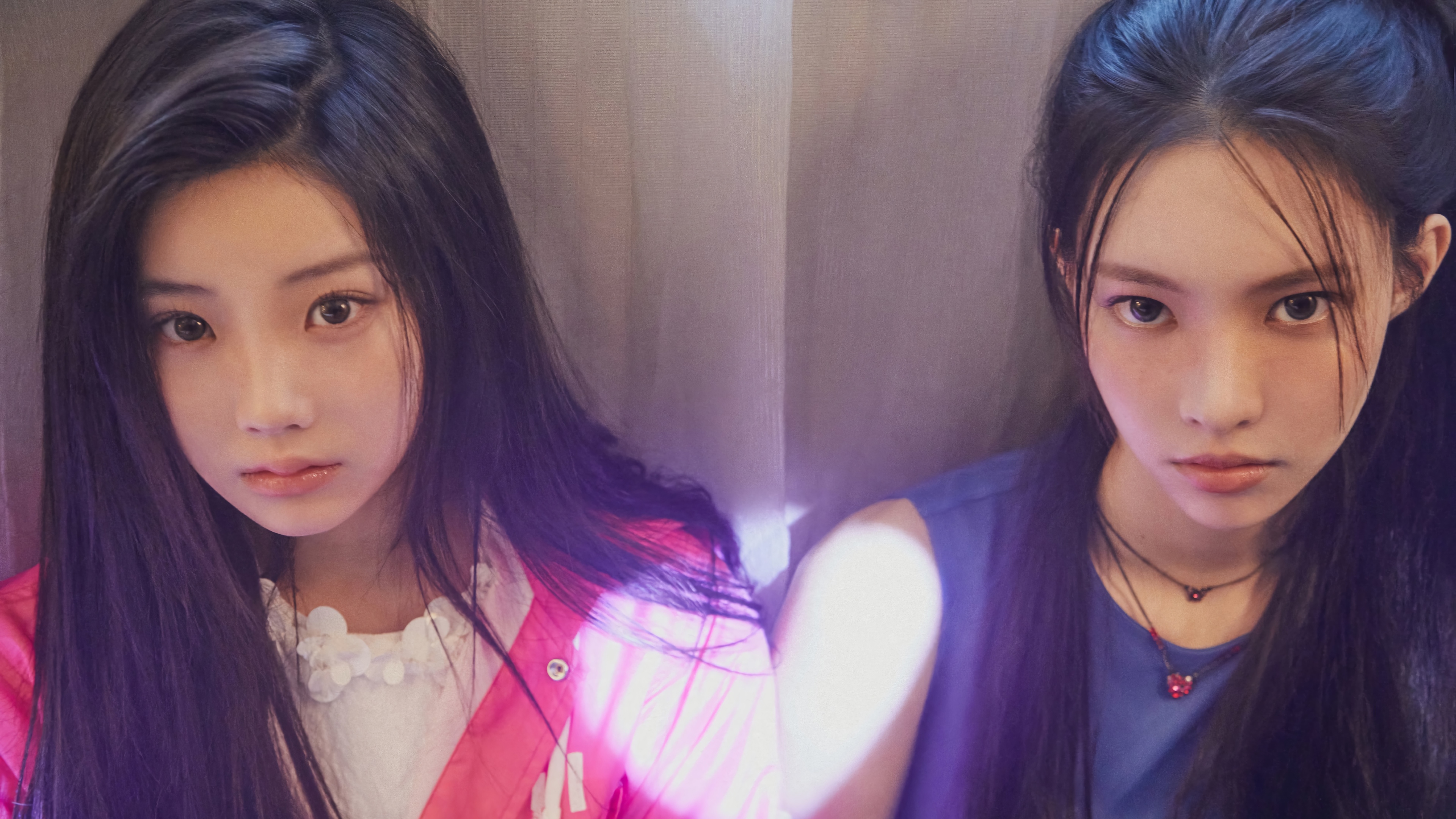 ILLIT's Wonhee and Yunah in 4K HD Wallpaper