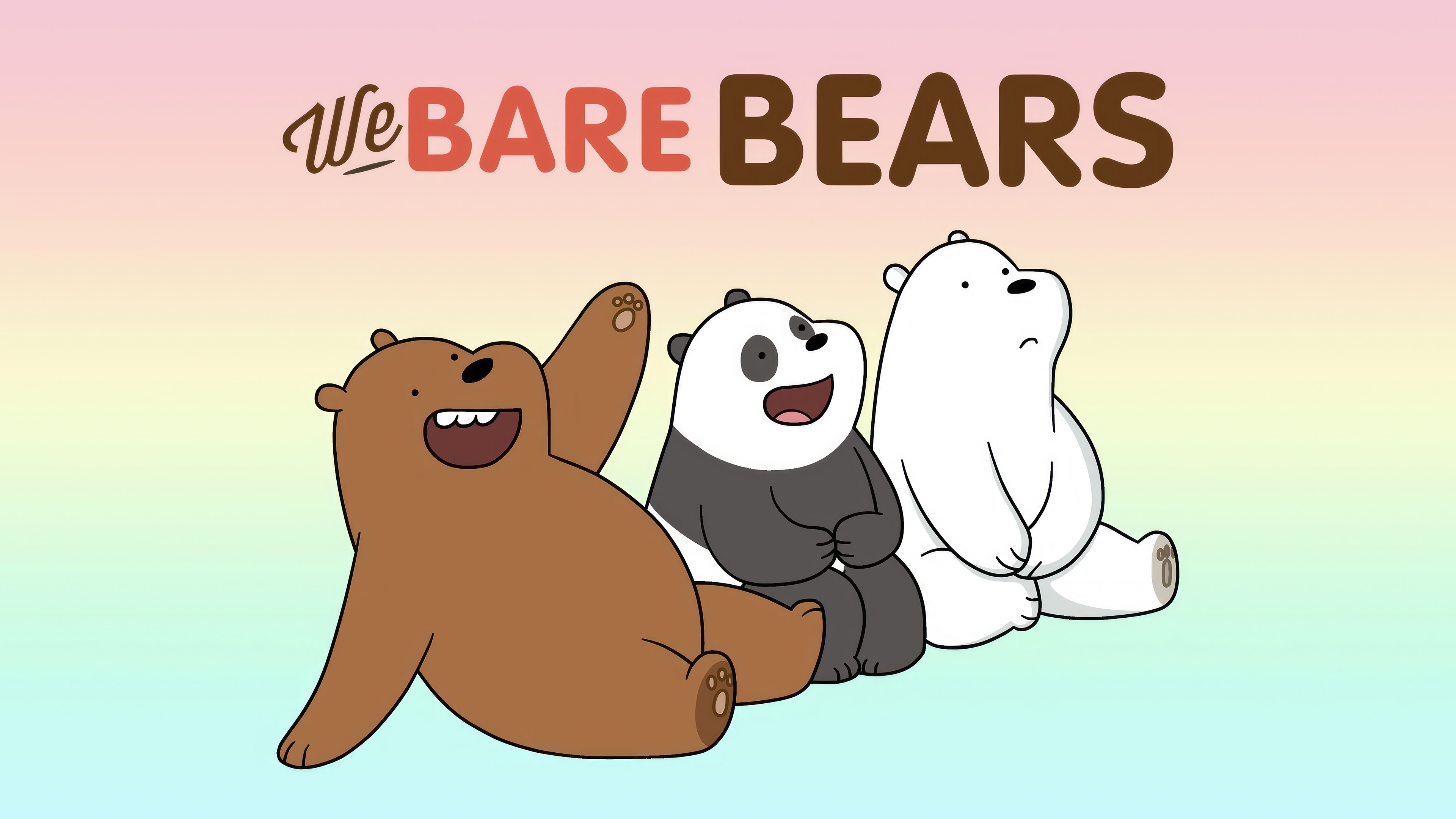 We Bare Bears 4K HD Wallpaper