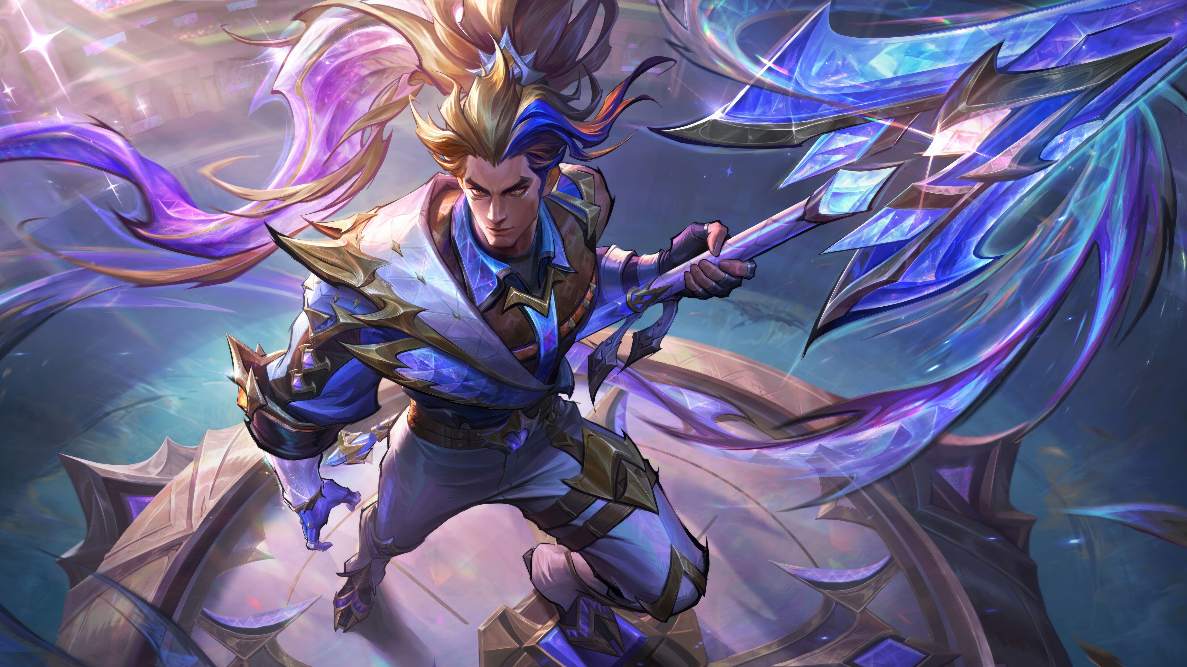 Soul Fighter Xin Zhao in League of Legends Splash Art HD Wallpaper