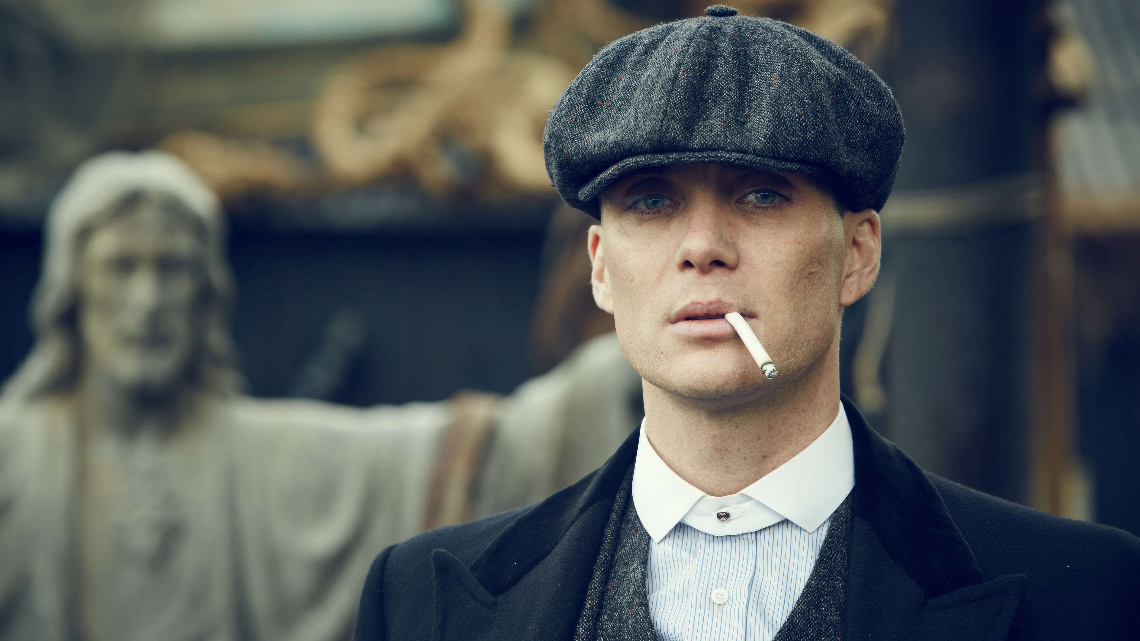 Cillian Murphy as Tommy Shelby in Peaky Blinders 4K HD Wallpaper