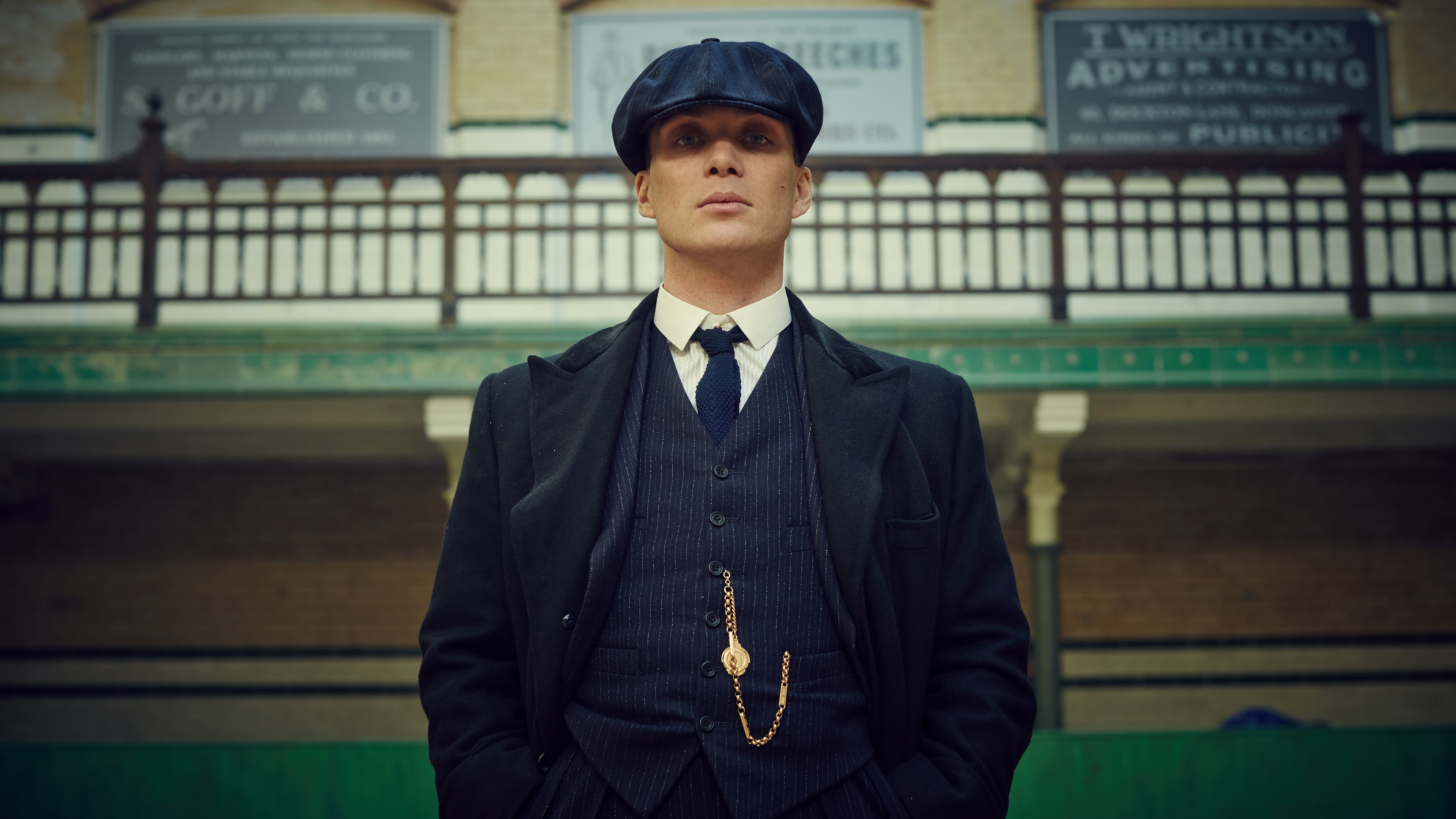 Cillian Murphy as Tommy Shelby in Peaky Blinders 4K HD Wallpaper