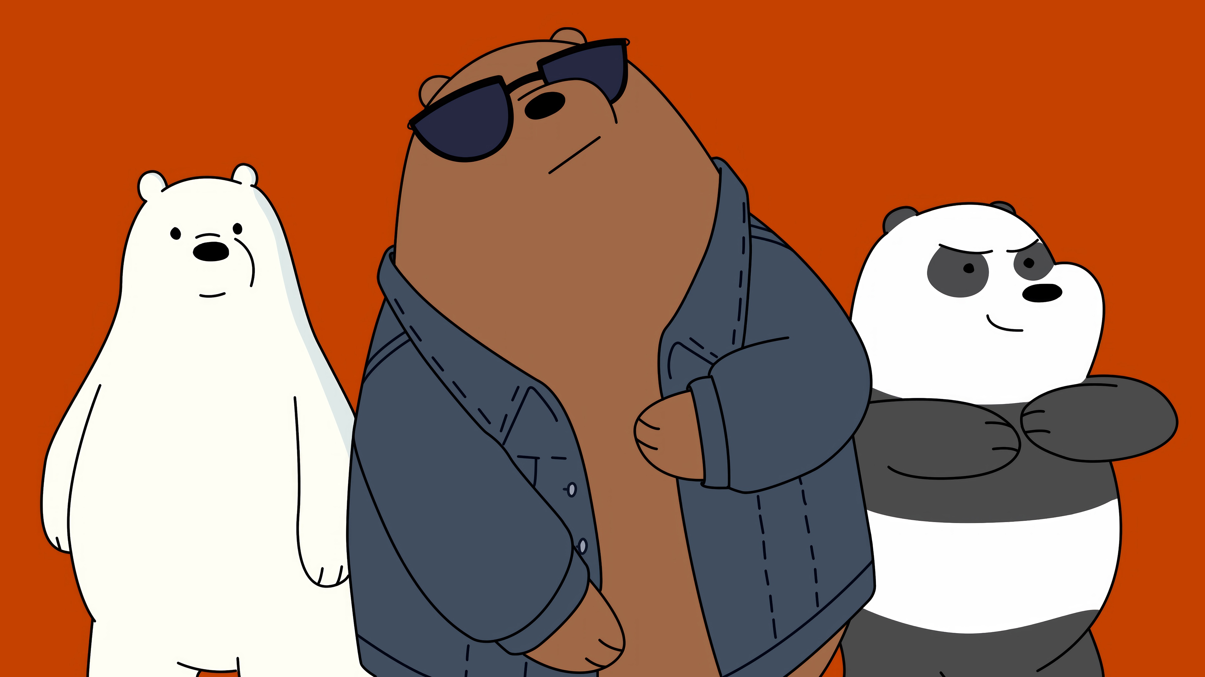 We Bare Bears 4K HD Wallpaper
