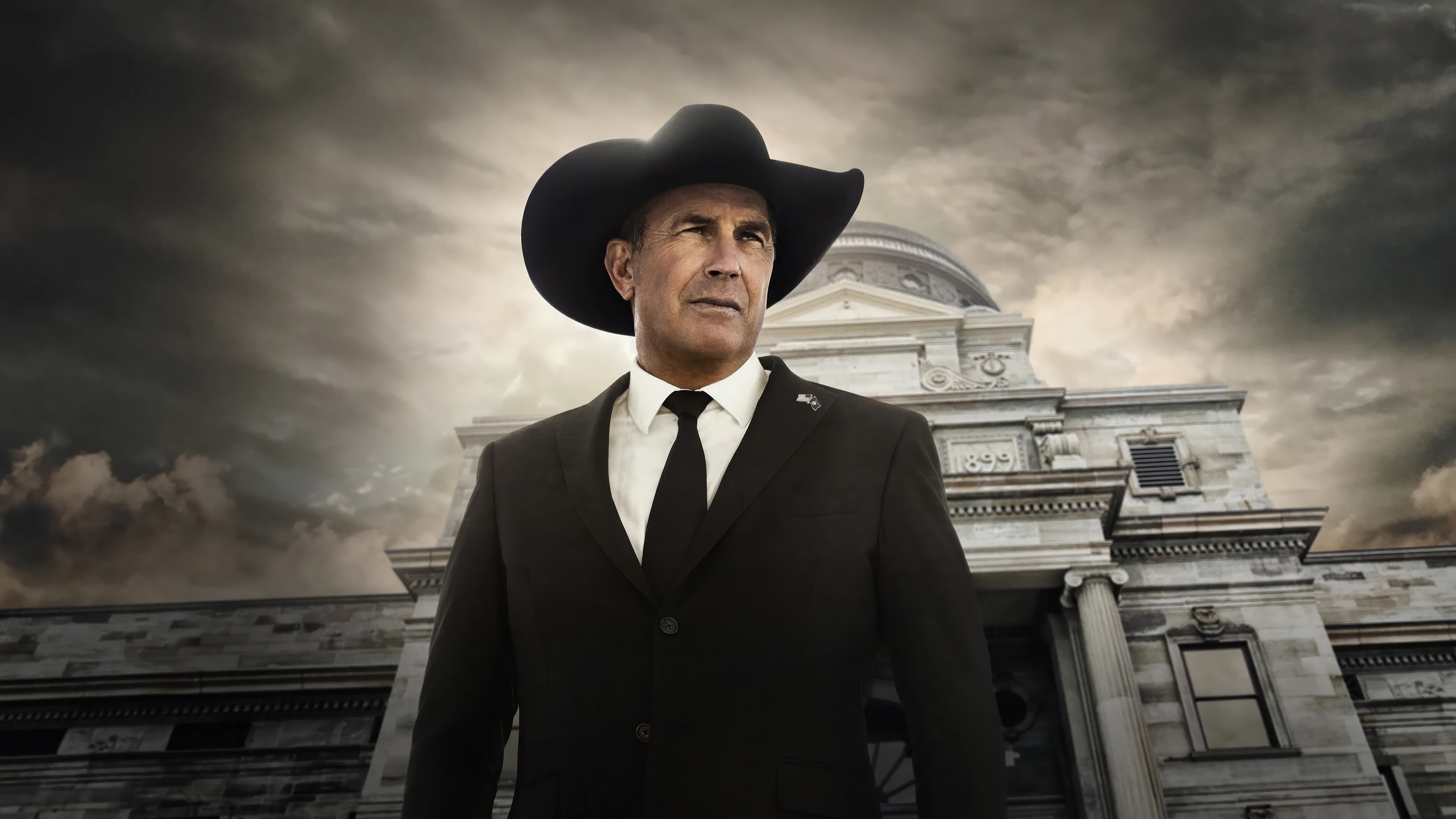 Kevin Costner in Yellowstone 4K HD Wallpaper