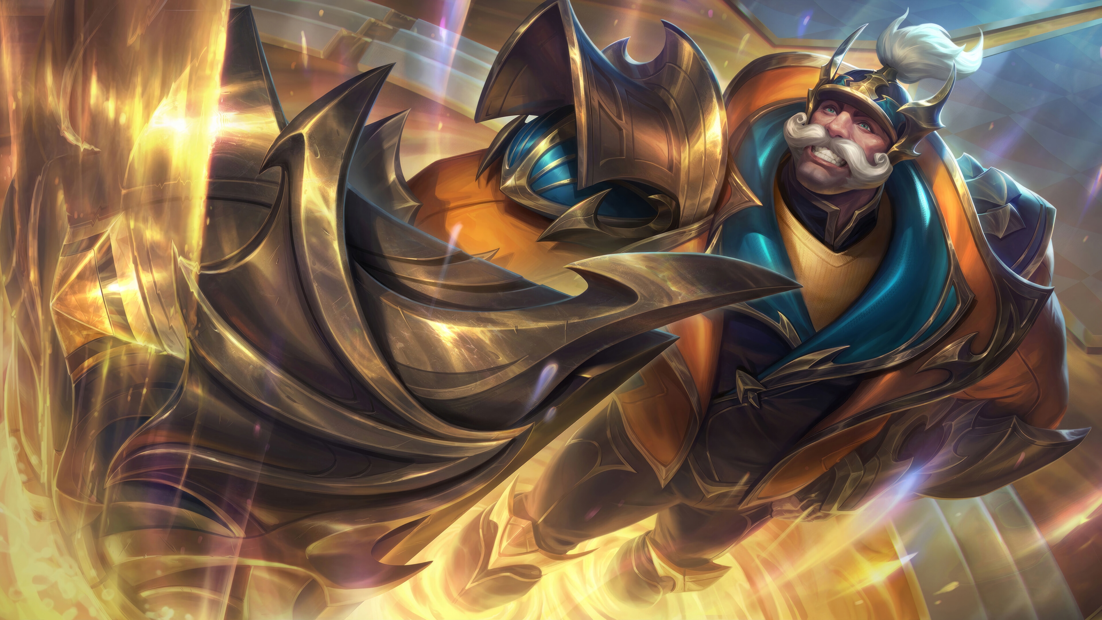 Glorious Braum in League of Legends Splash Art 4K HD Wallpaper
