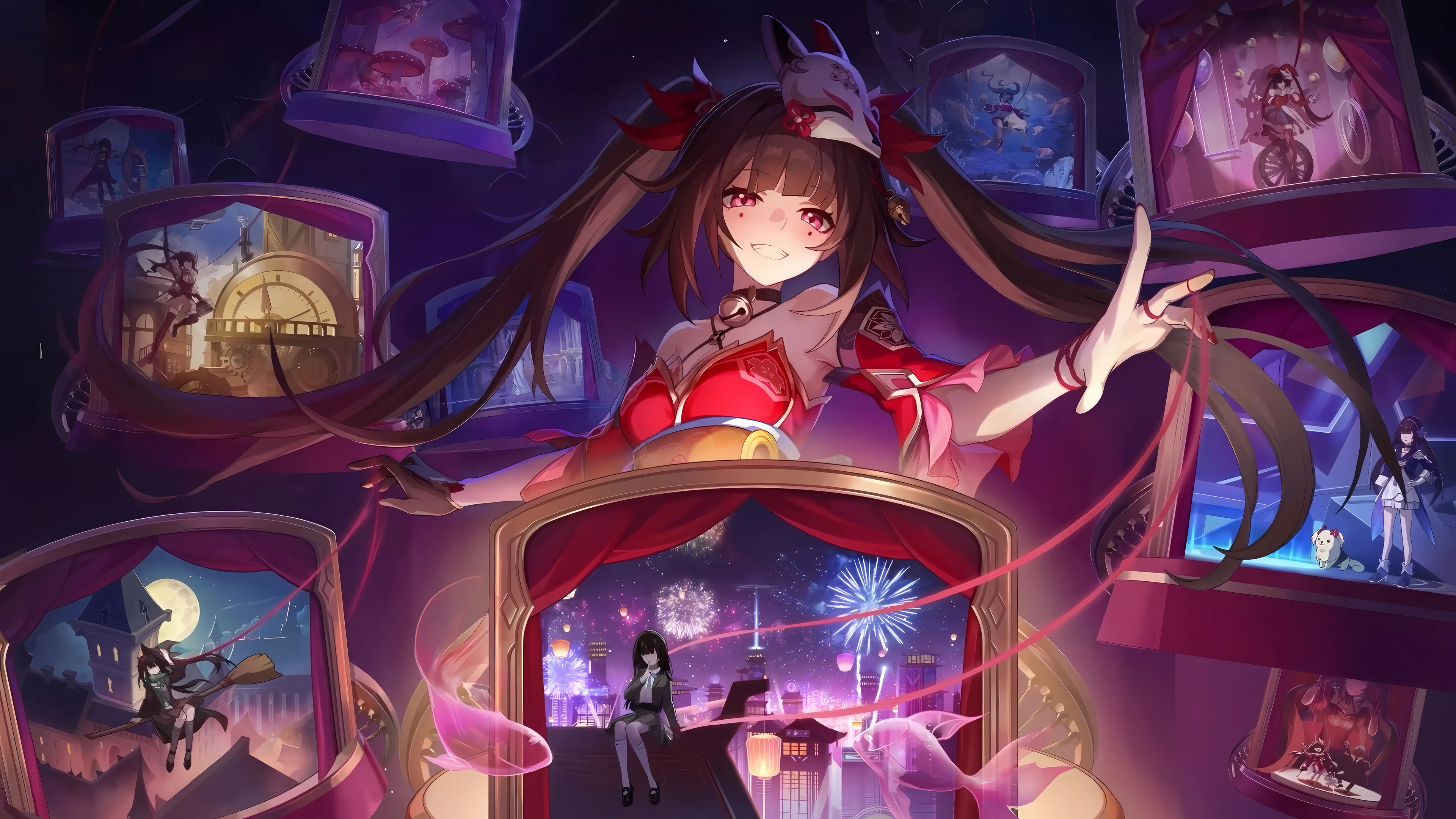 Sparkle from Honkai: Star Rail in a theatrical setting HD Wallpaper