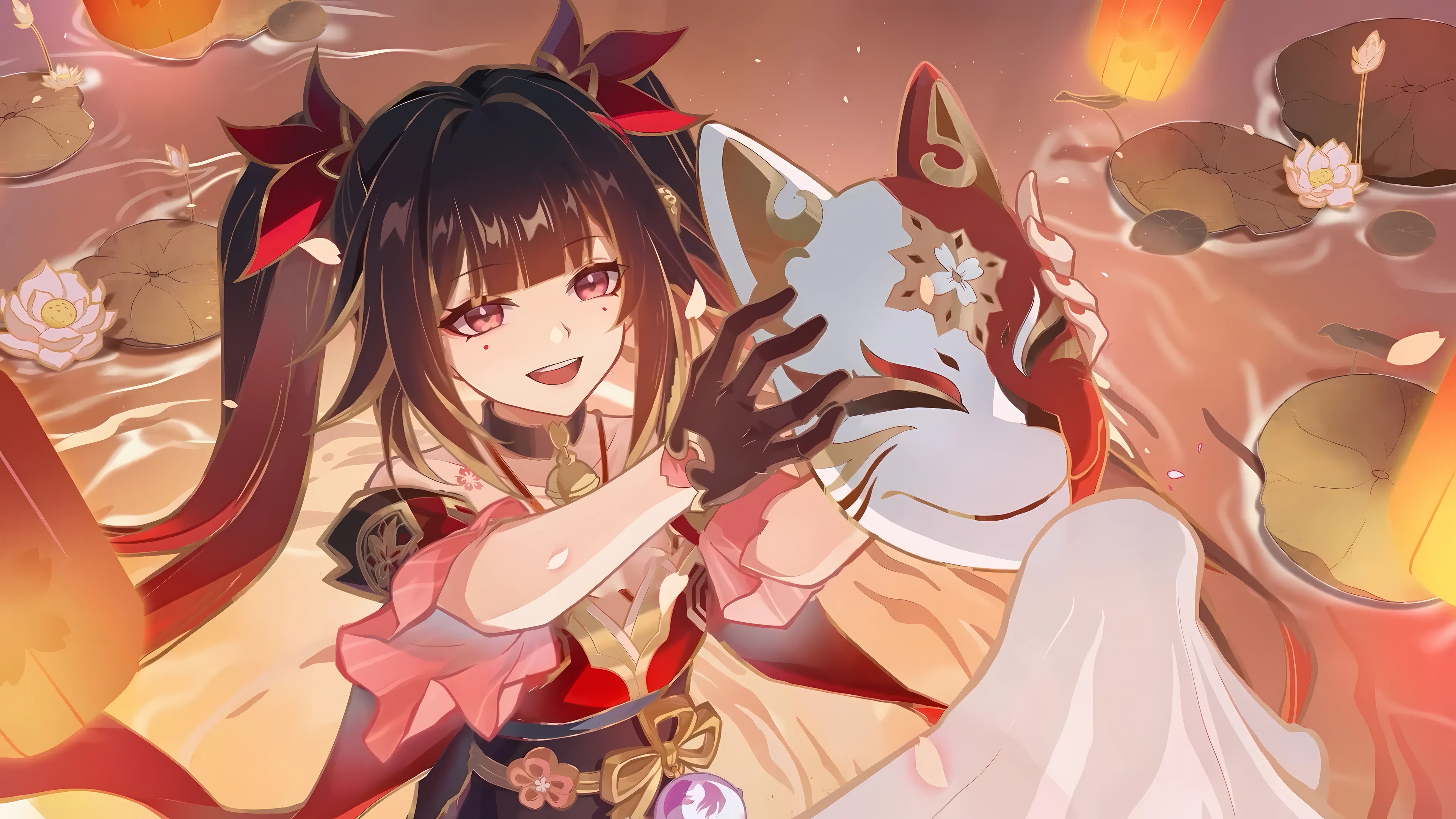 Sparkle from Honkai: Star Rail holding a mask HD Wallpaper
