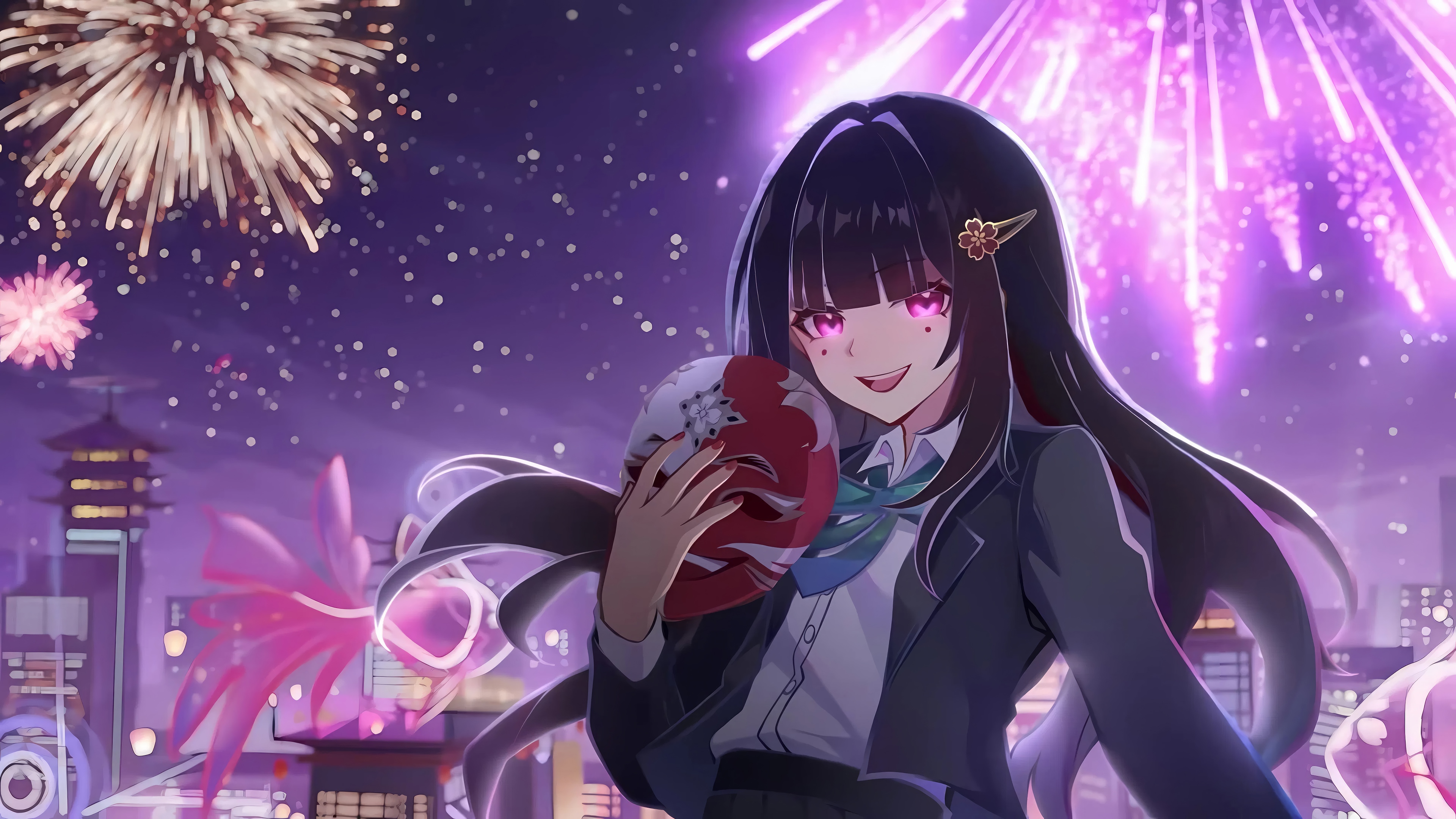 Sparkle from Honkai: Star Rail holding a mask HD Wallpaper