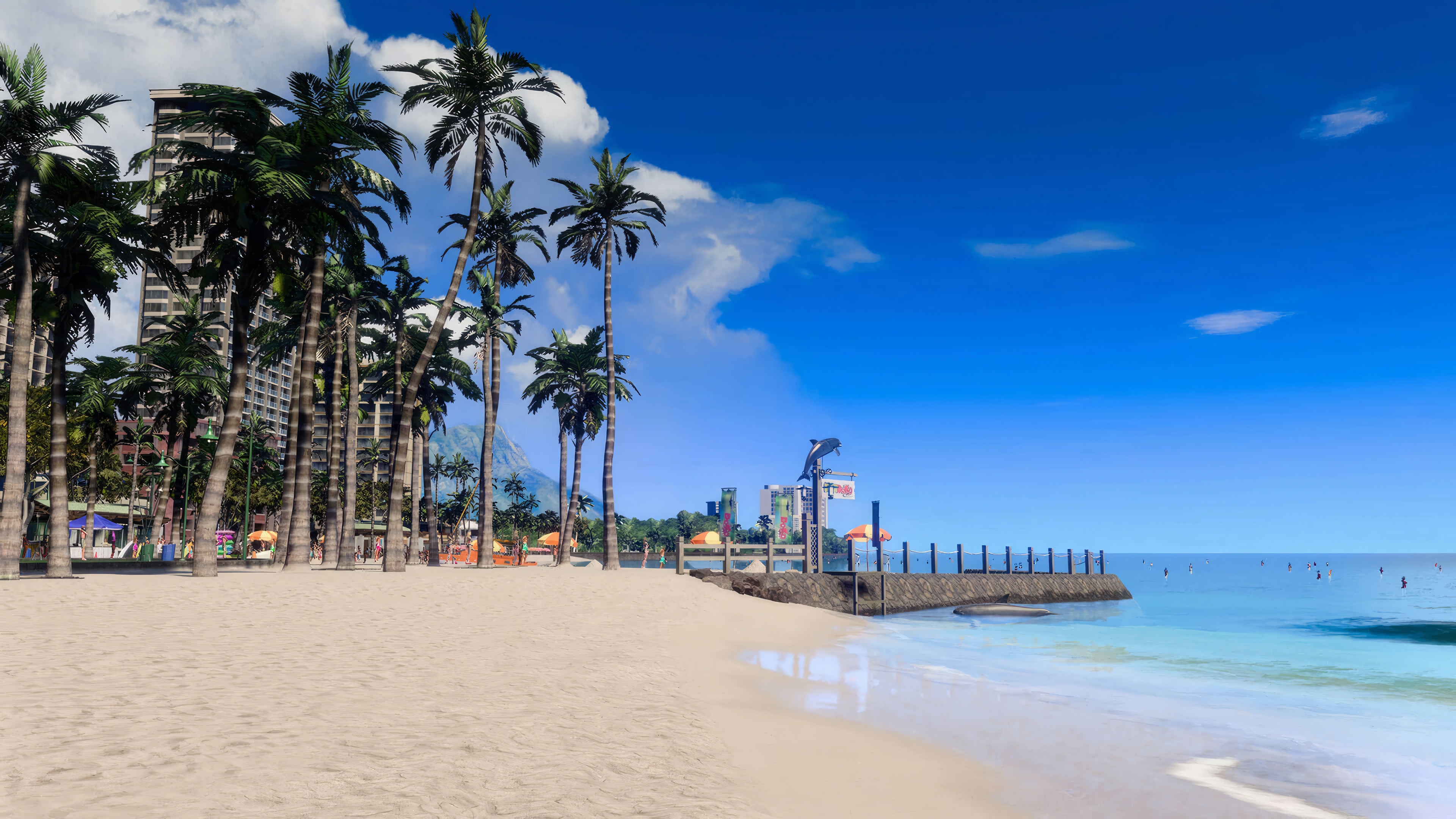 Like A Dragon: Infinite Wealth Beach 4K HD Wallpaper