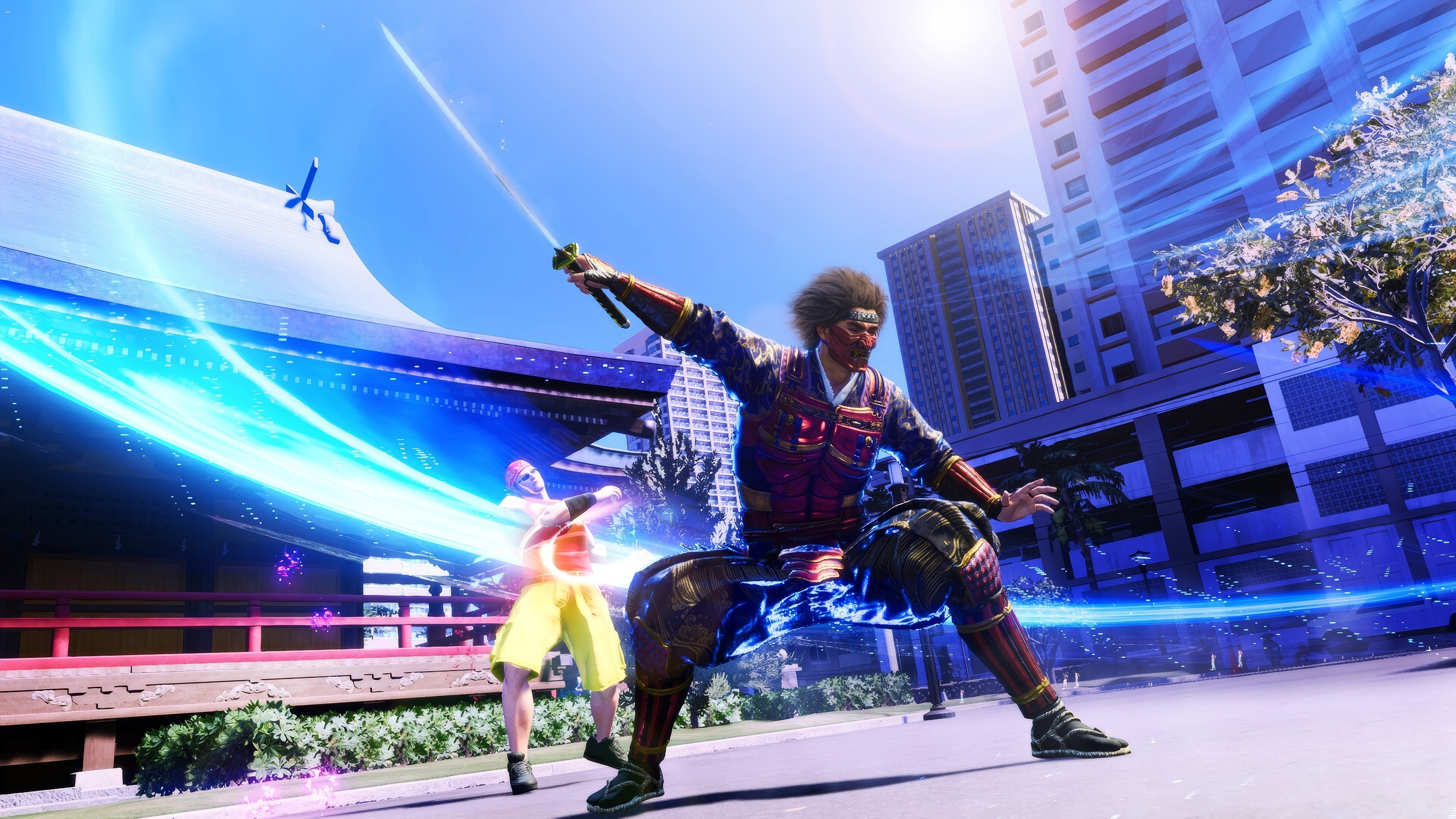 Like A Dragon: Infinite Wealth Samurai Battle 4K HD Wallpaper