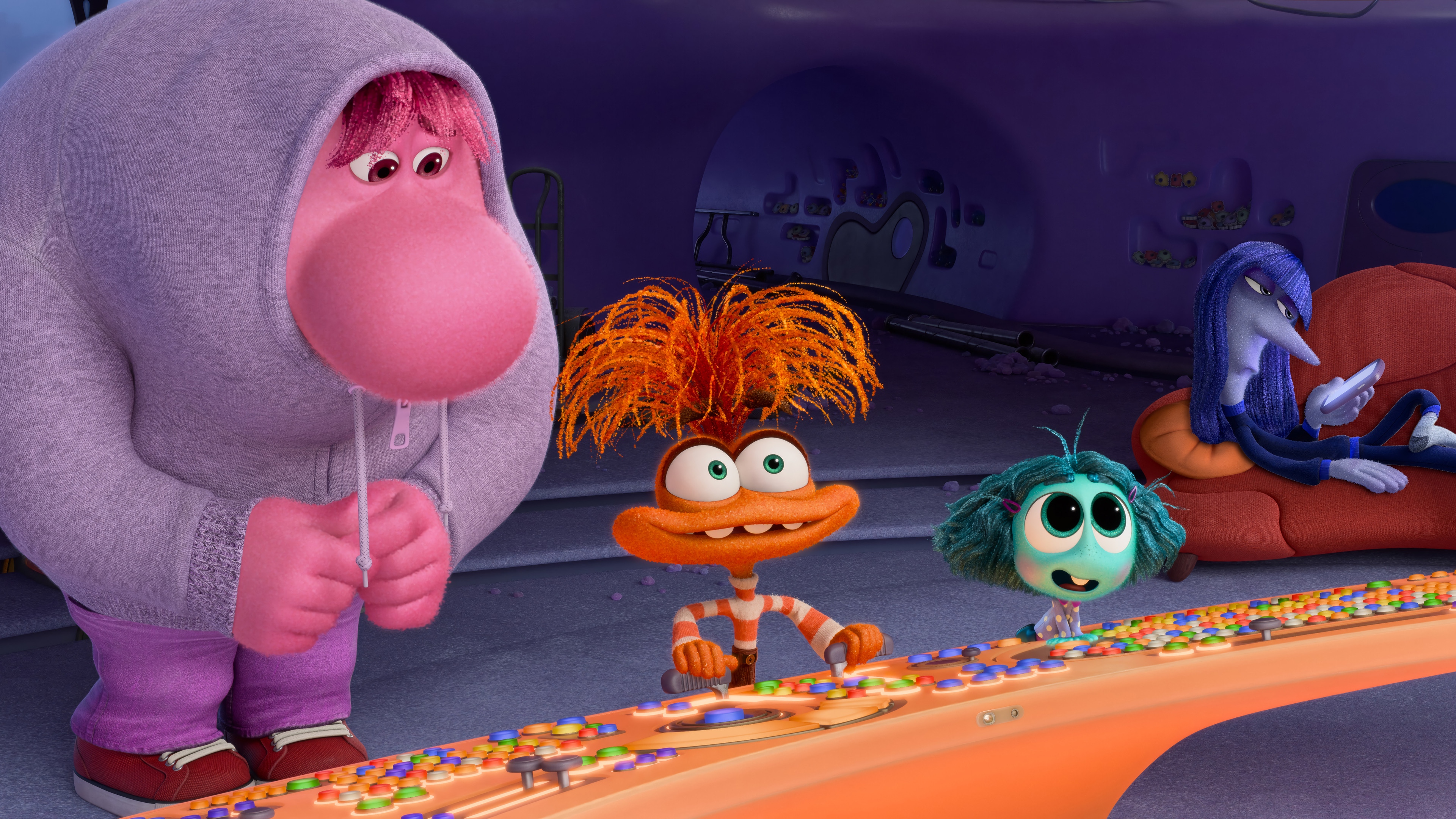 Inside Out 2: Embarrassment, Anxiety, Envy, and Ennui HD Wallpaper