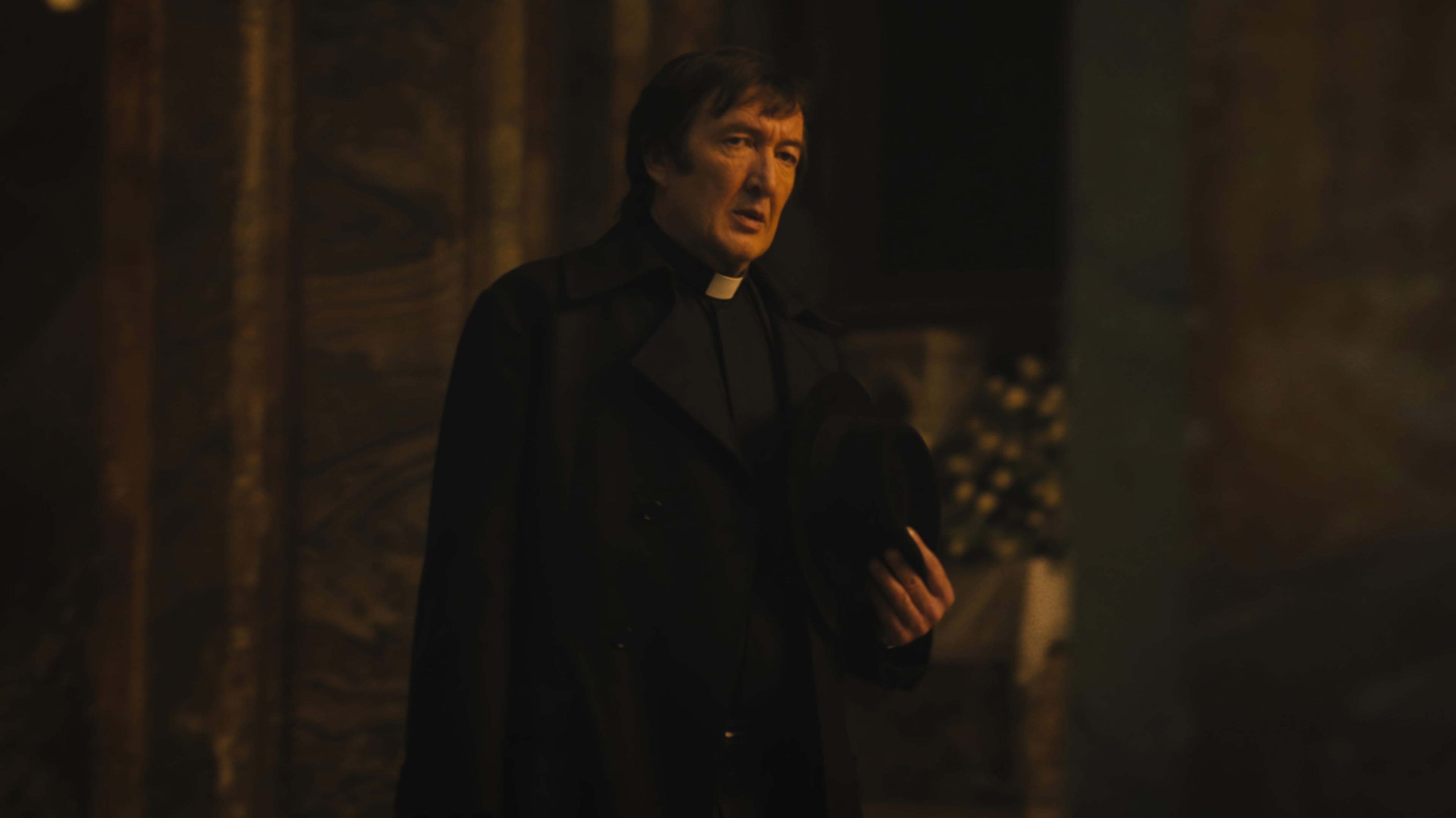 The First Omen Priest 4K HD Wallpaper