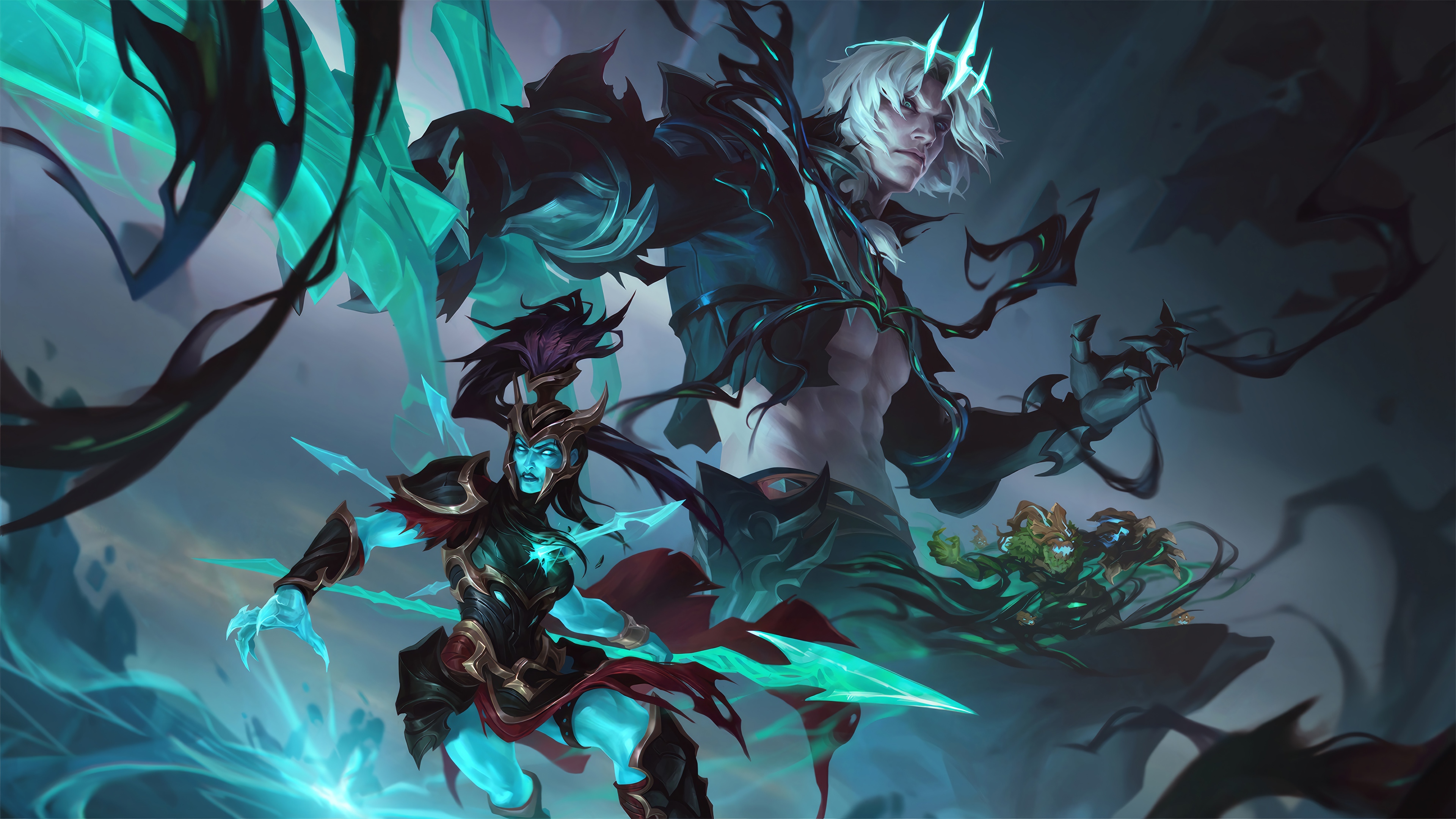 Viego, Kalista, and Maokai from League of Legends HD Wallpaper
