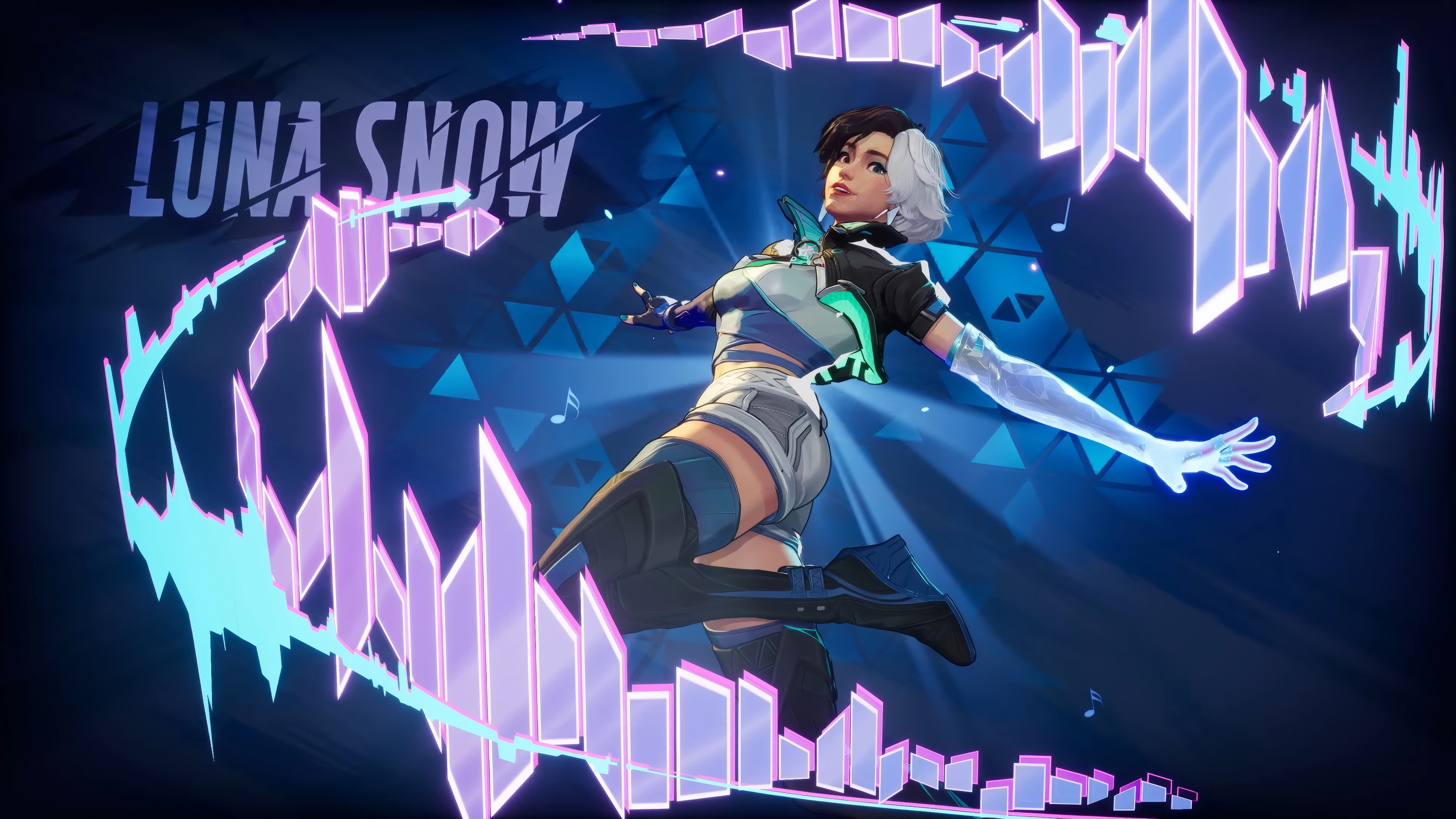 Luna Snow in Marvel Rivals 4K HD Wallpaper