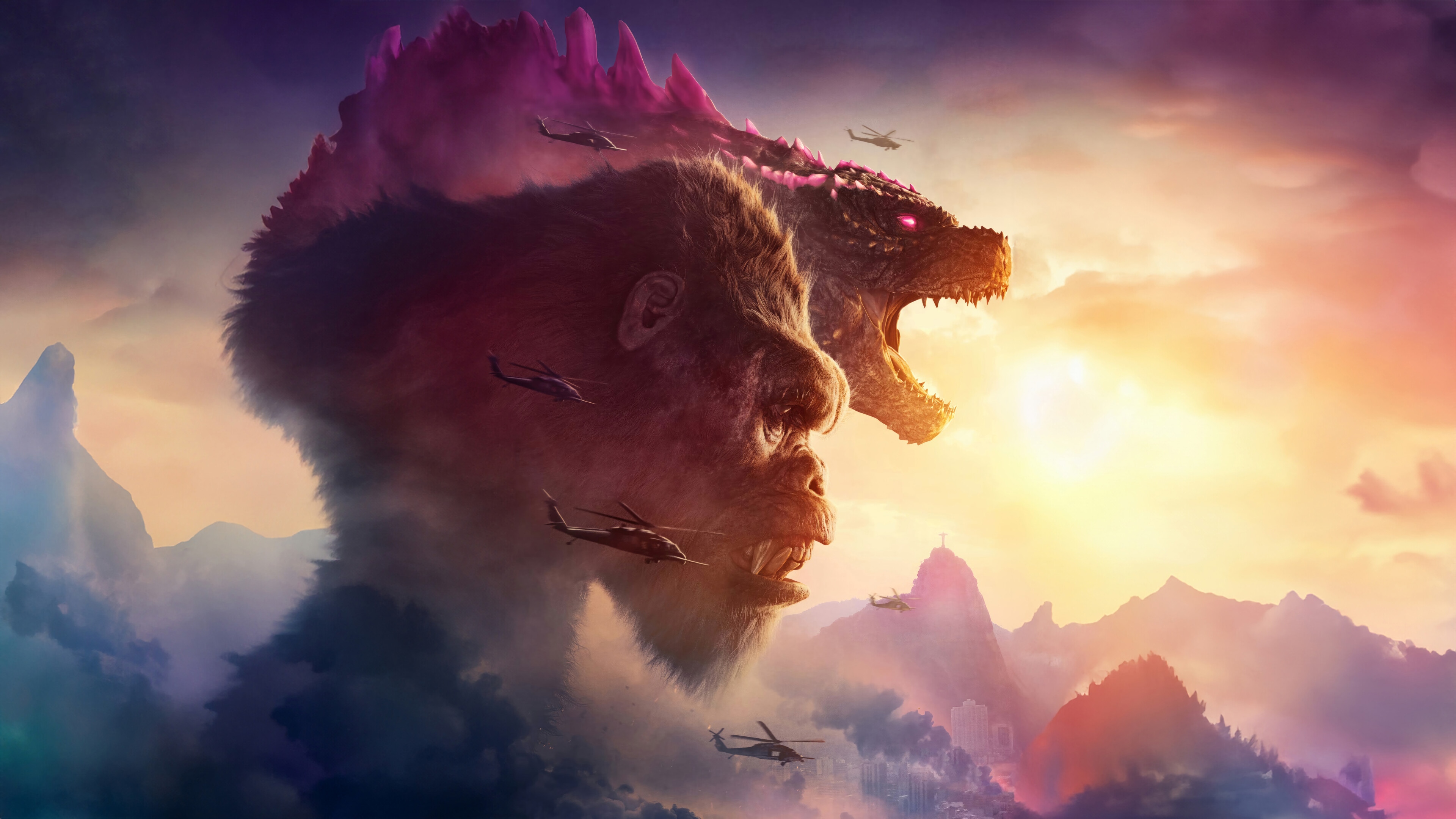 Godzilla x Kong: The New Empire 4K HD Wallpaper