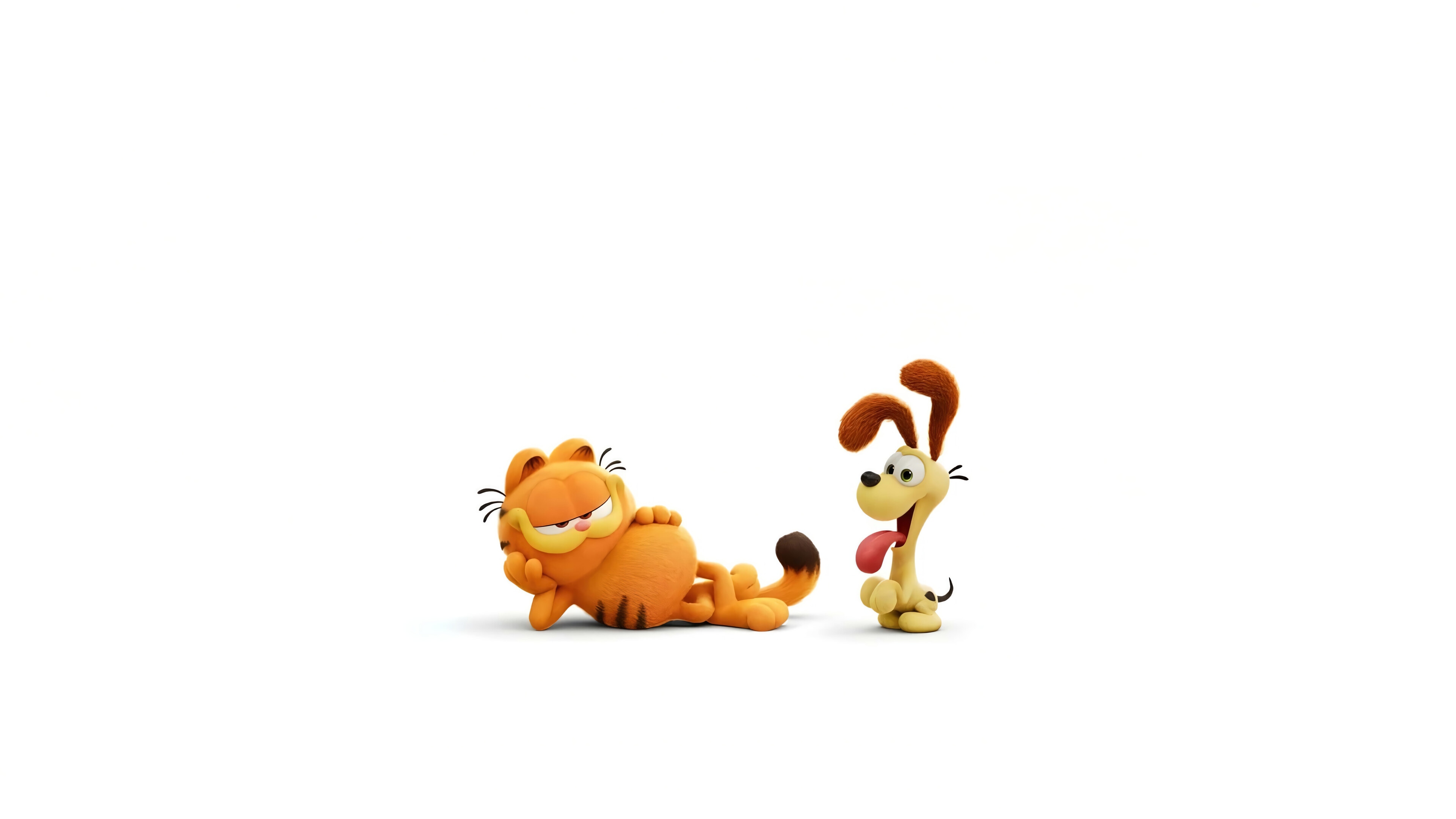 Garfield and Odie 4K HD Wallpaper