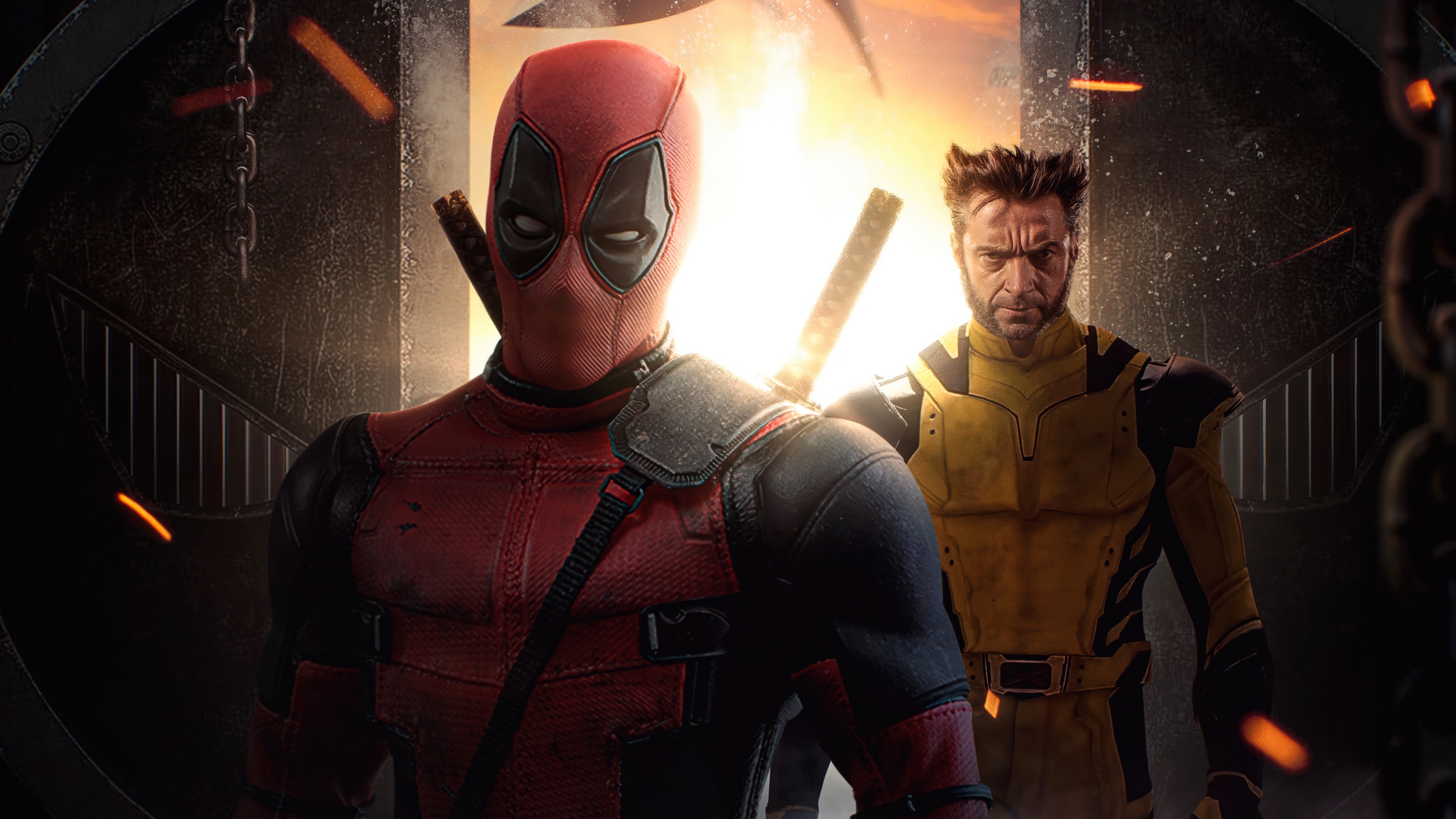 Deadpool and Wolverine 4K HD Wallpaper