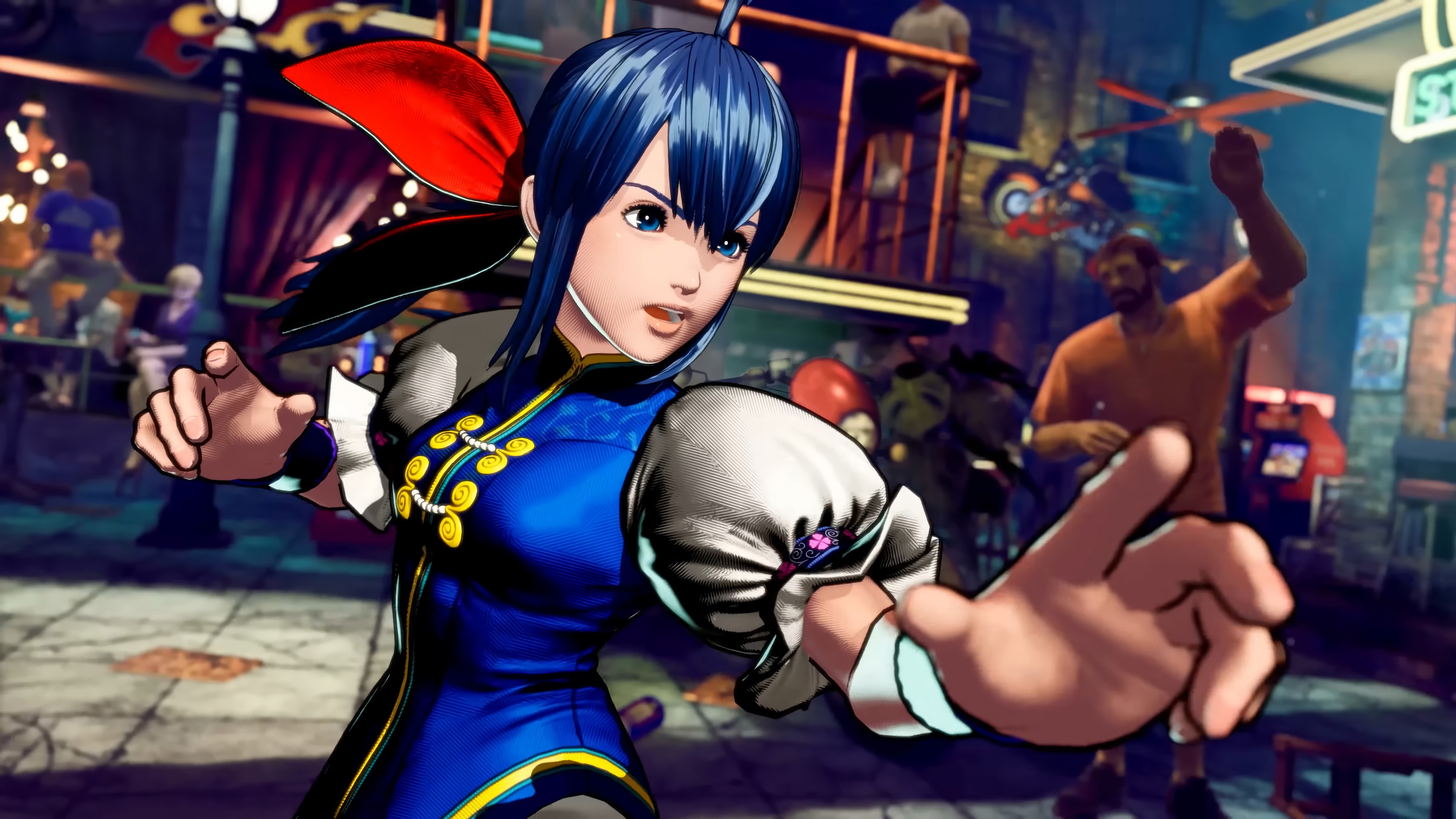 Hotaru Futaba in Fatal Fury: City of the Wolves 4K HD Wallpaper