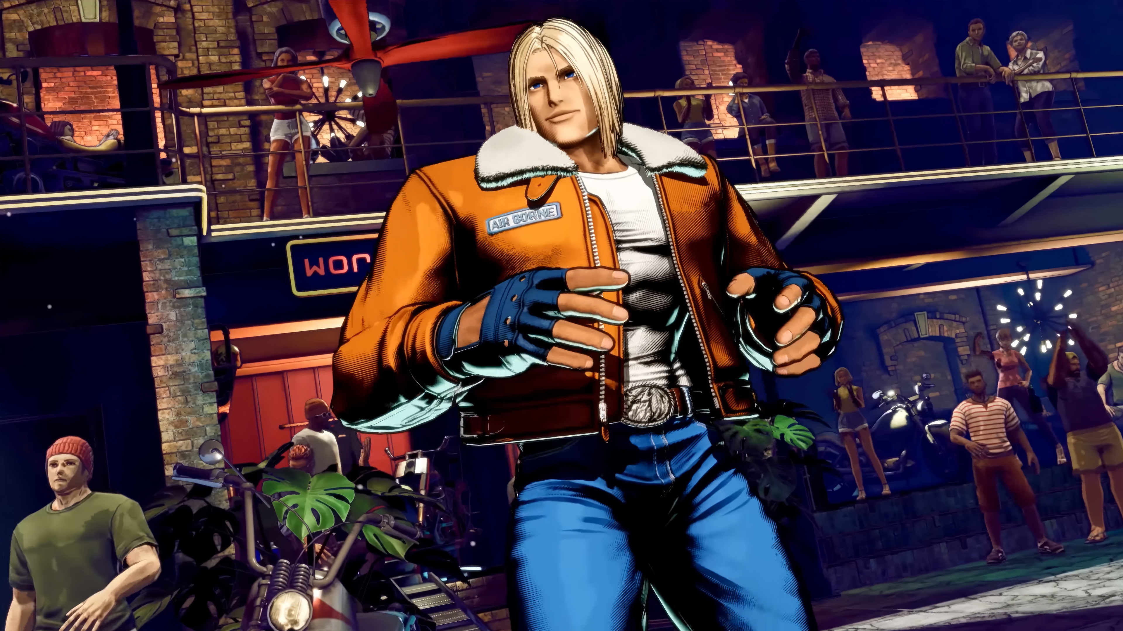 Terry Bogard in Fatal Fury: City of the Wolves 4K HD Wallpaper