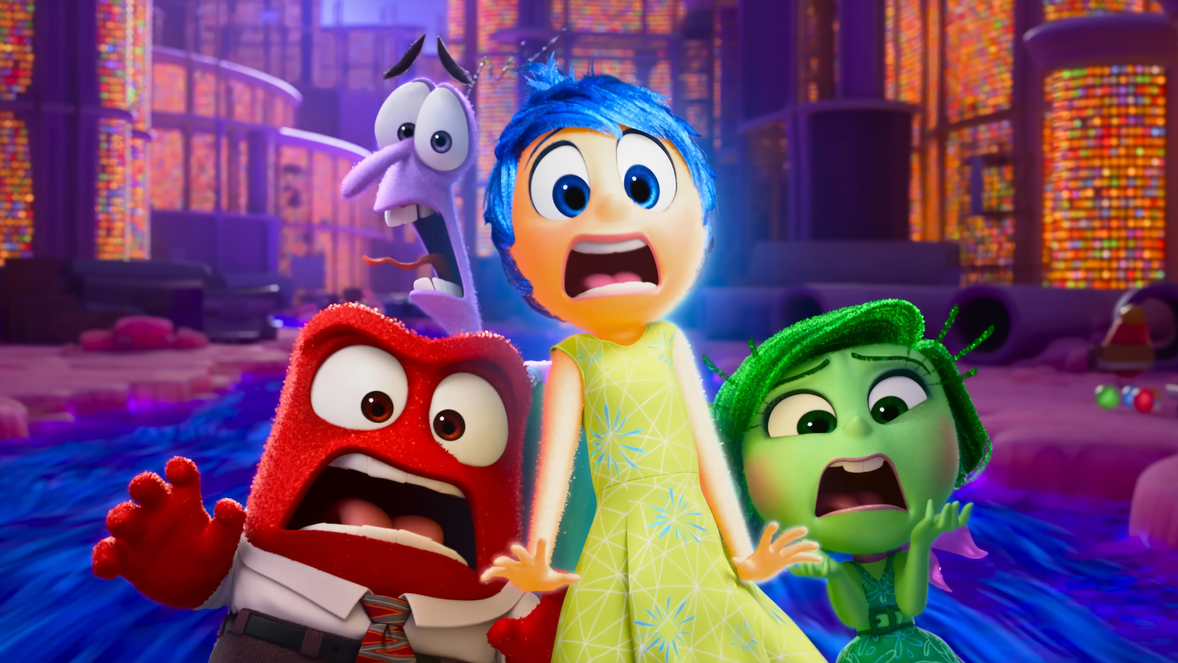 Inside Out 2: Joy, Anger, Disgust, and Fear HD Wallpaper