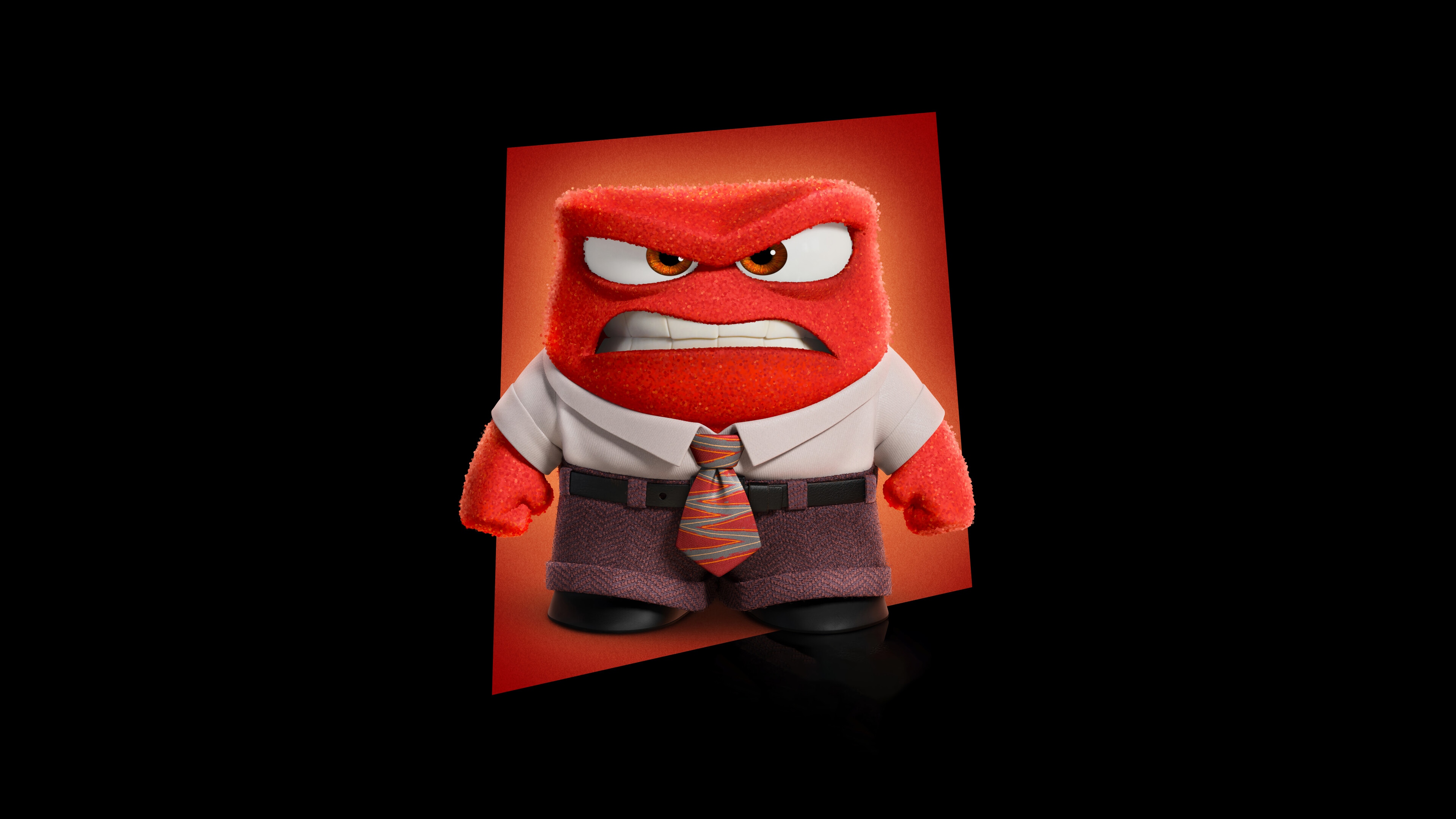 Anger from Inside Out 4K HD Wallpaper