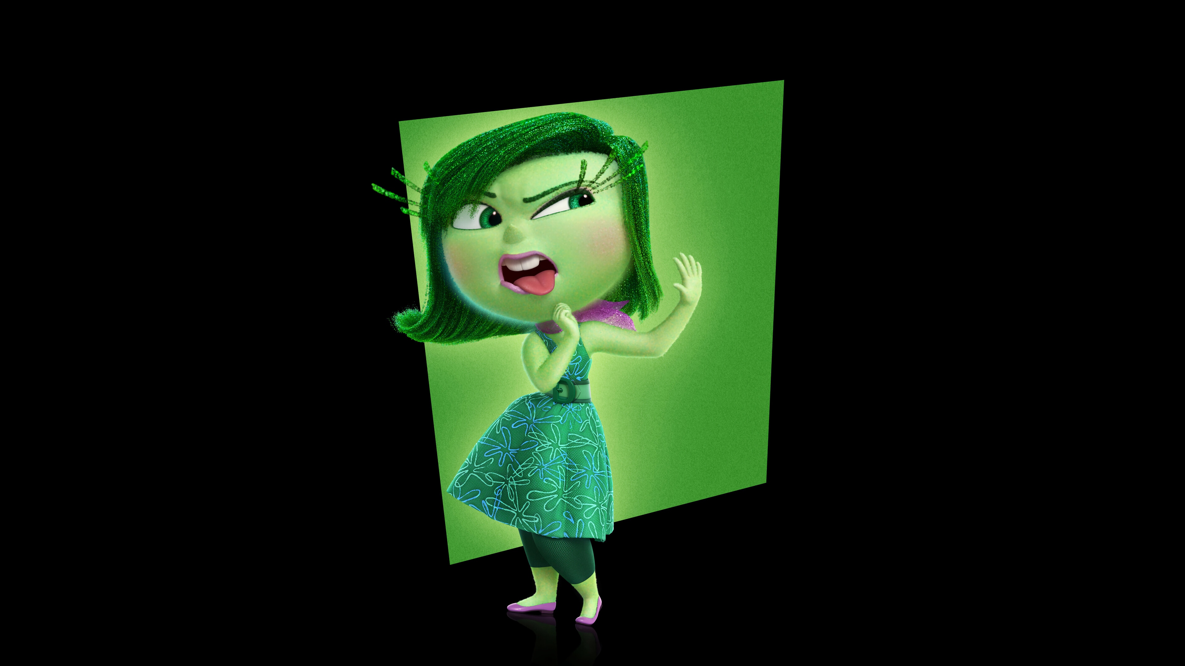 Disgust from Inside Out 4K HD Wallpaper