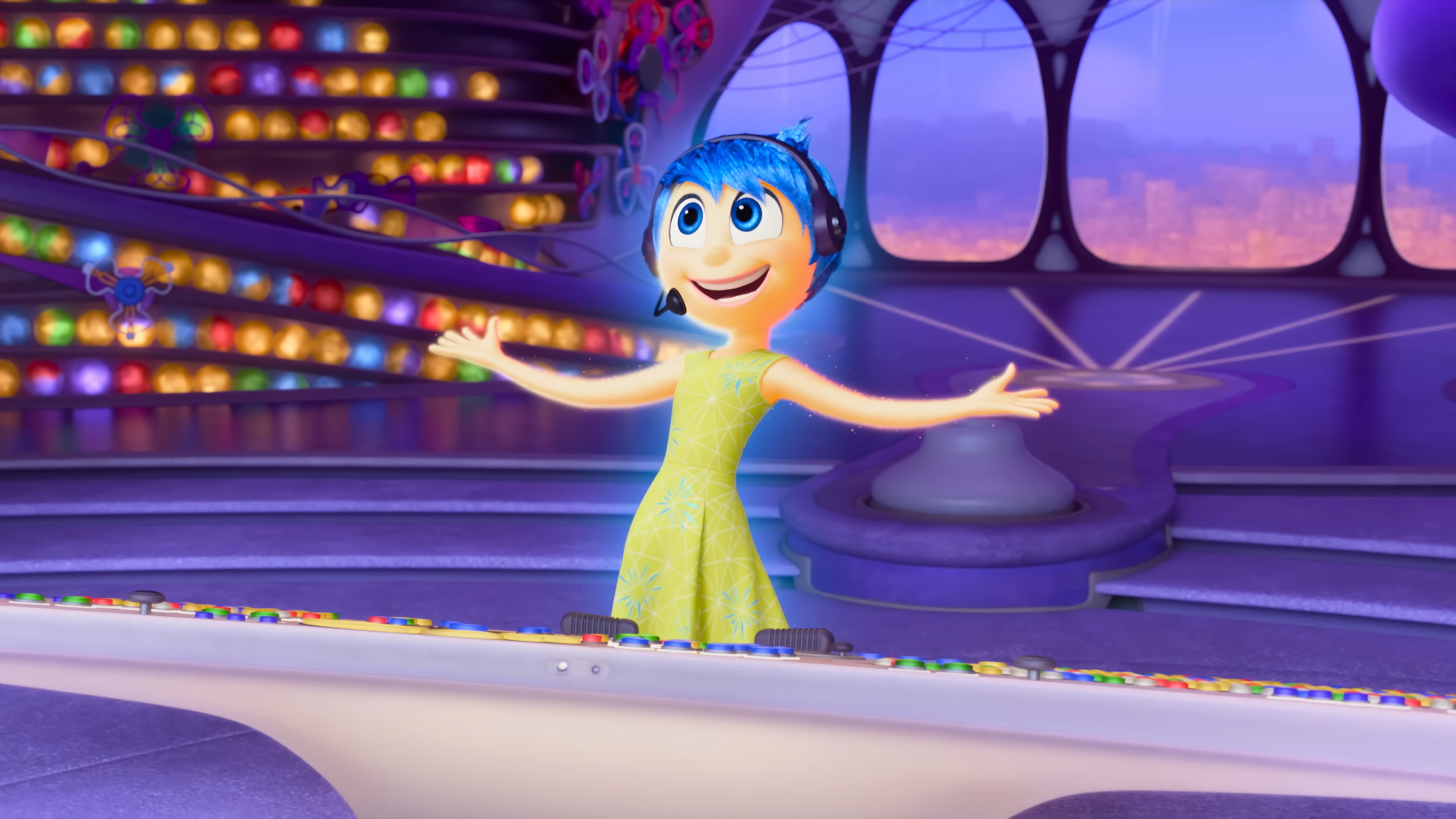 Joy from Inside Out 4K HD Wallpaper