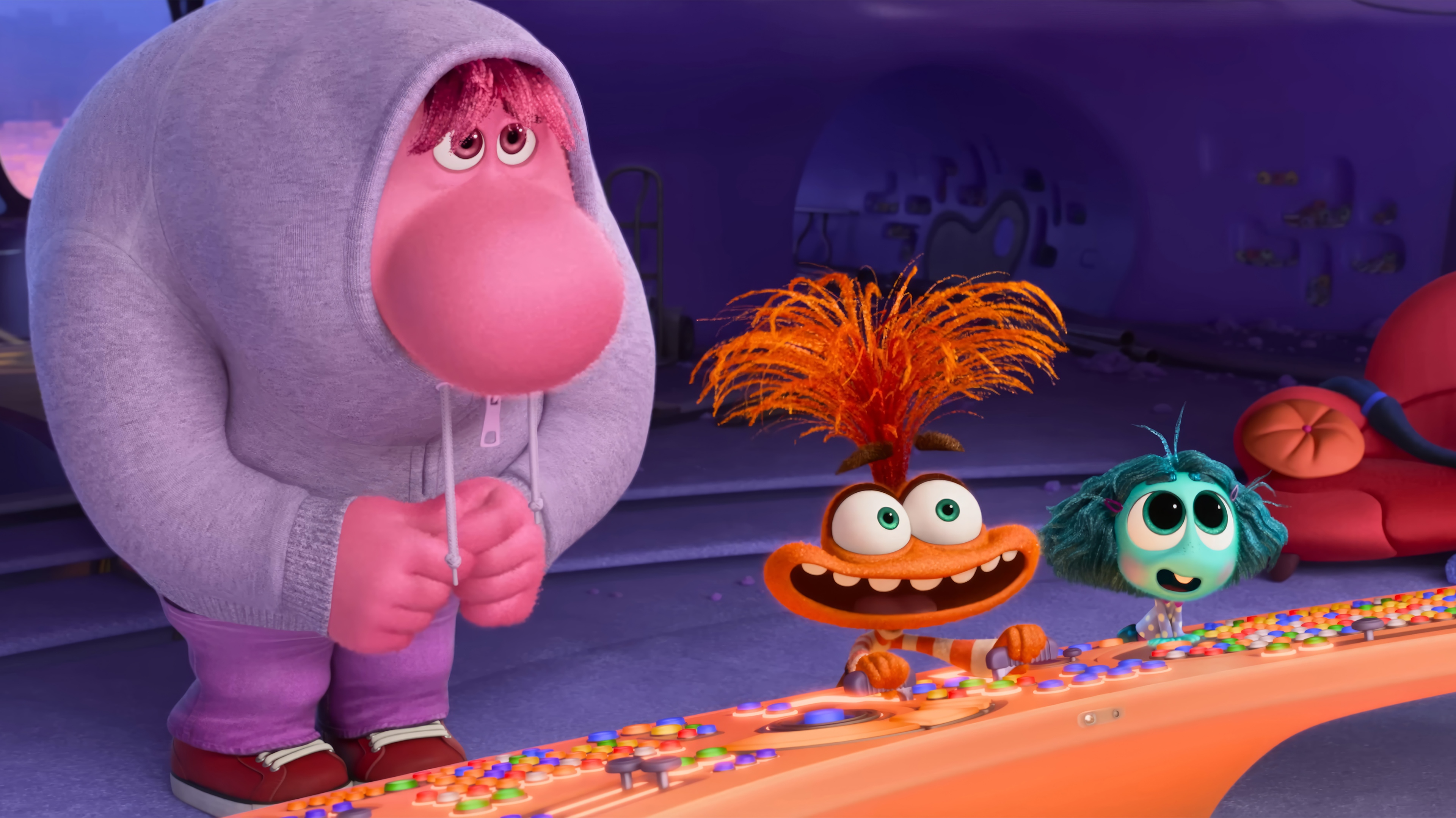 Inside Out 2 Movie Characters HD Wallpaper
