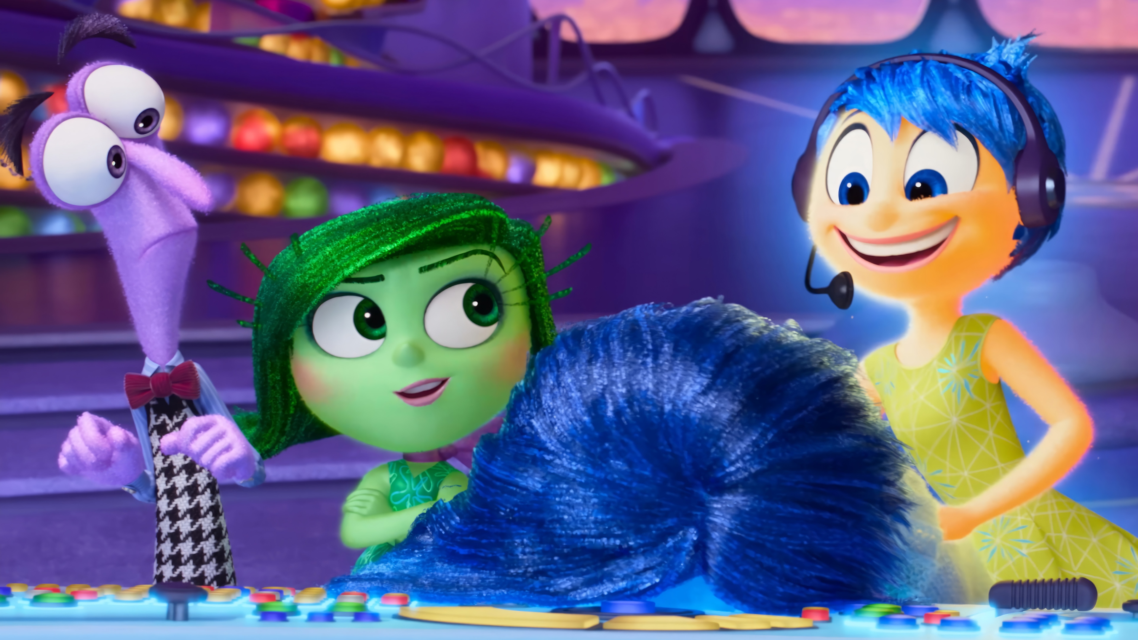 Inside Out 2: Fear, Disgust, Sadness, and Joy HD Wallpaper