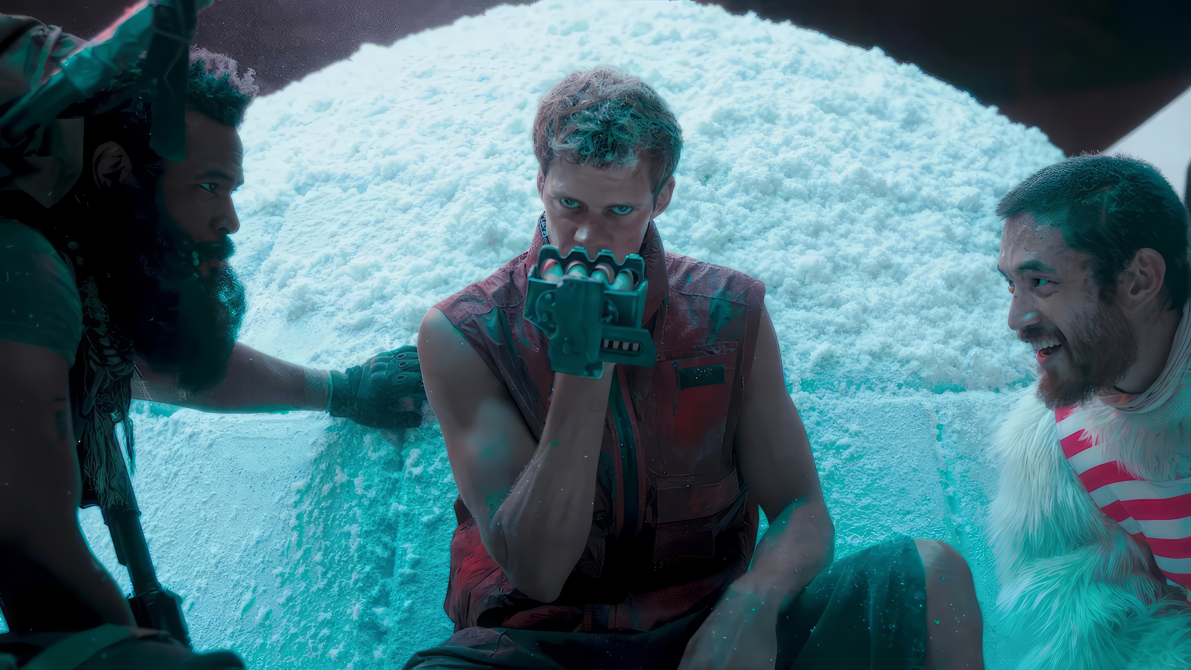 Boy Kills World: Bill Skarsgard in 4K HD Wallpaper