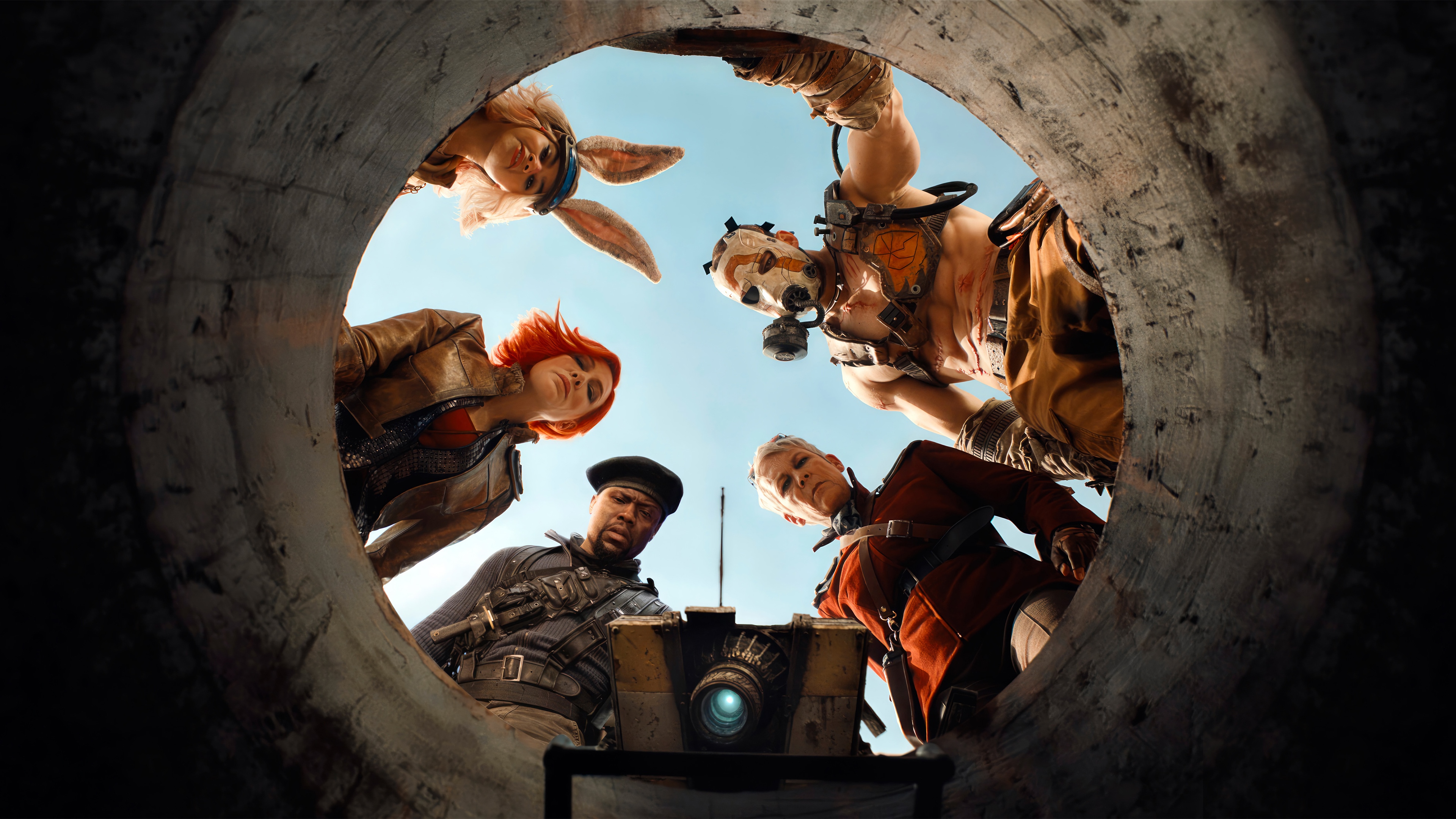 Borderlands Movie Characters Looking Down HD Wallpaper