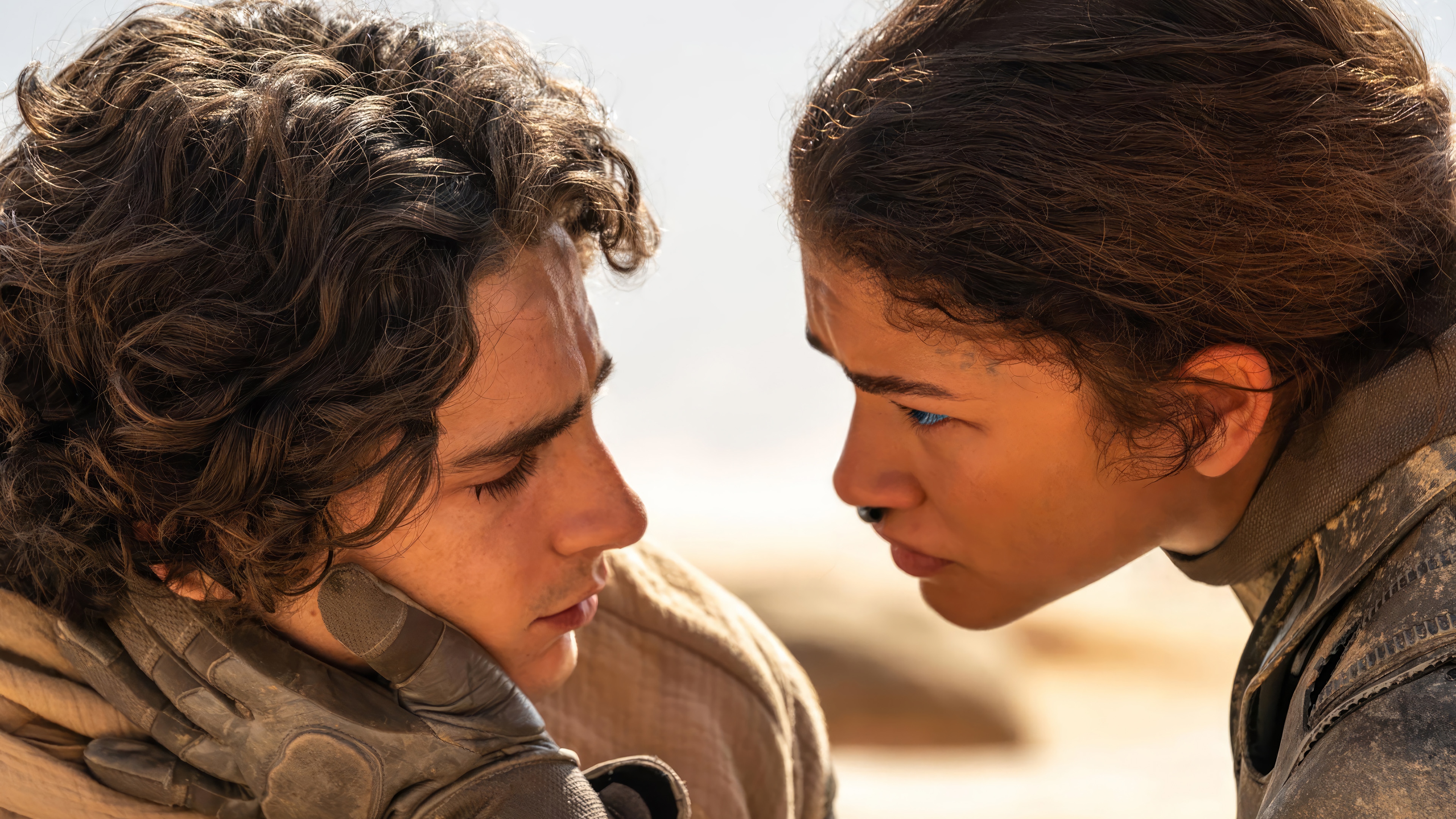 Dune: Part 2 - Timothee Chalamet and Zendaya 4K HD Wallpaper