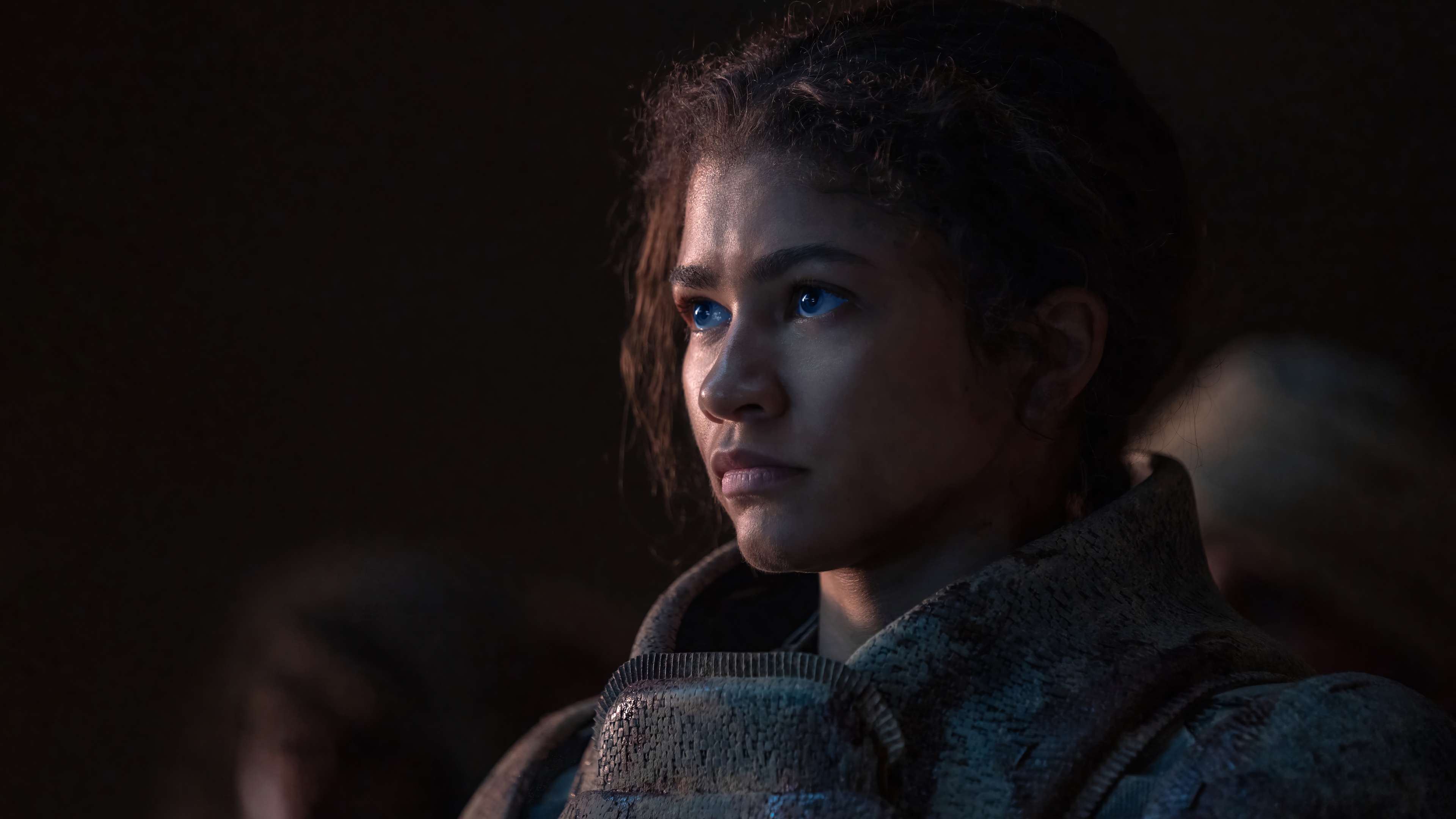 Dune: Part 2 4K Movie Poster featuring Zendaya as Chani HD Wallpaper