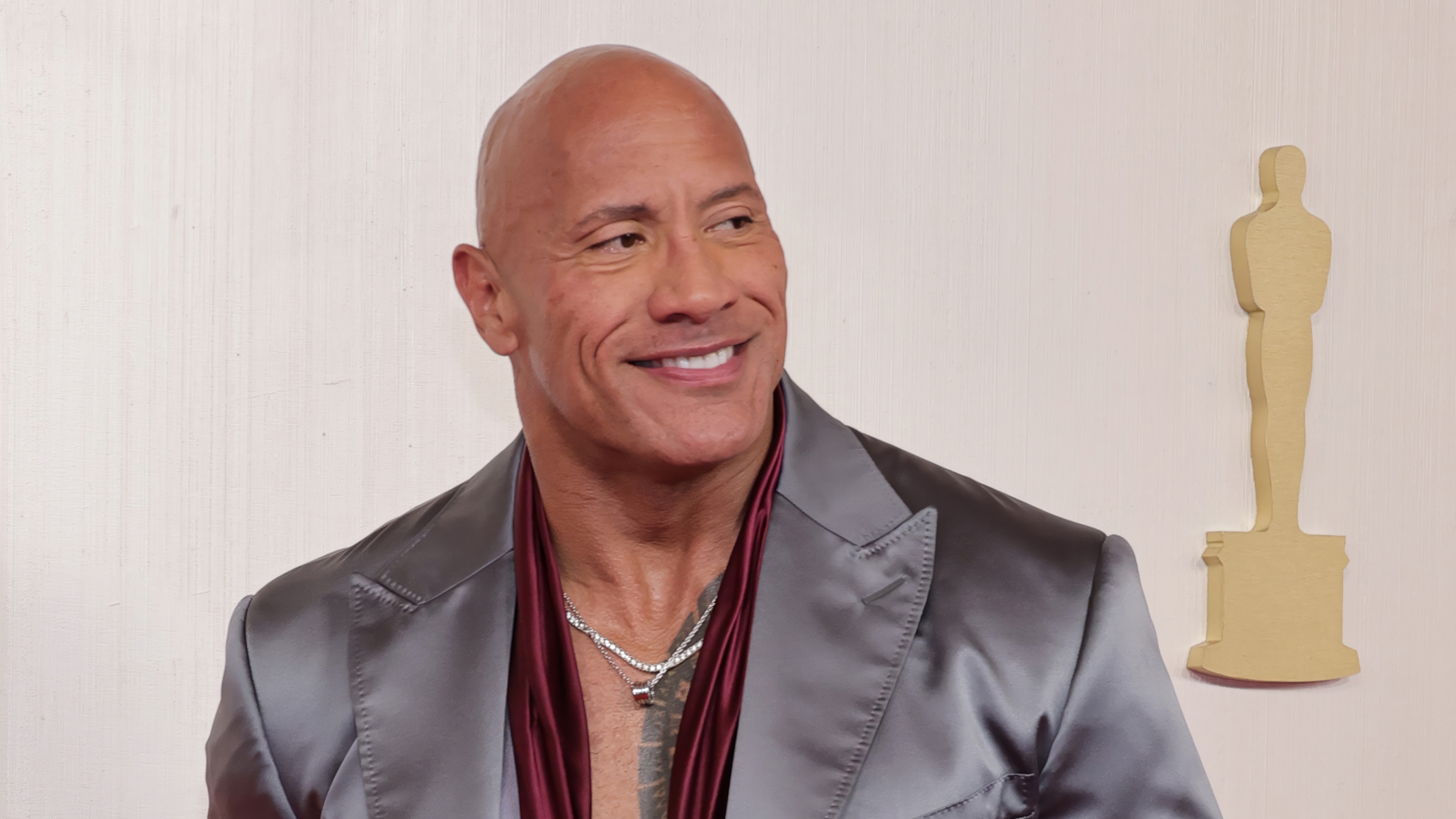 Dwayne Johnson at the Oscars 4K HD Wallpaper