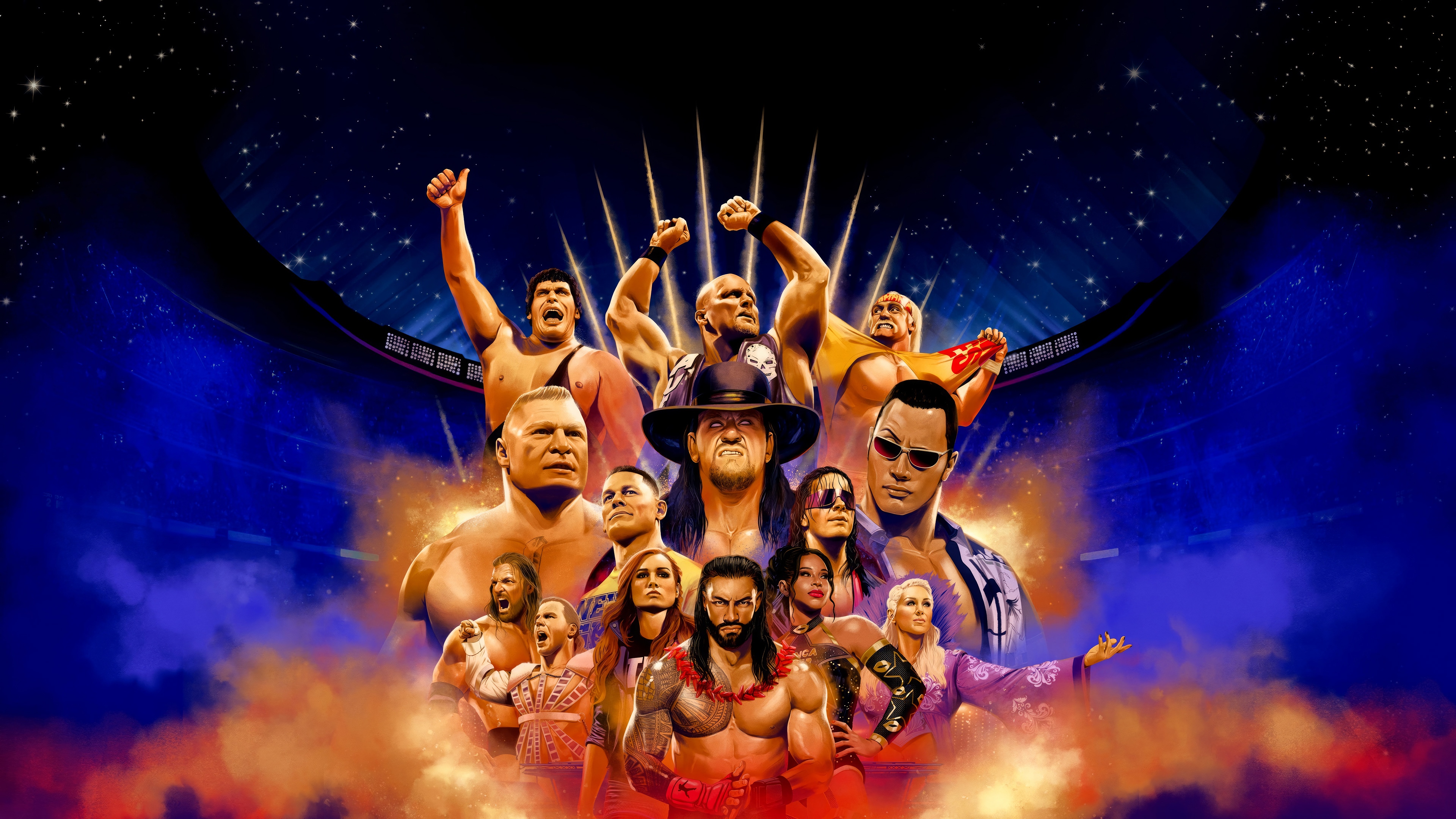 WWE 2K24 Roster HD Wallpaper