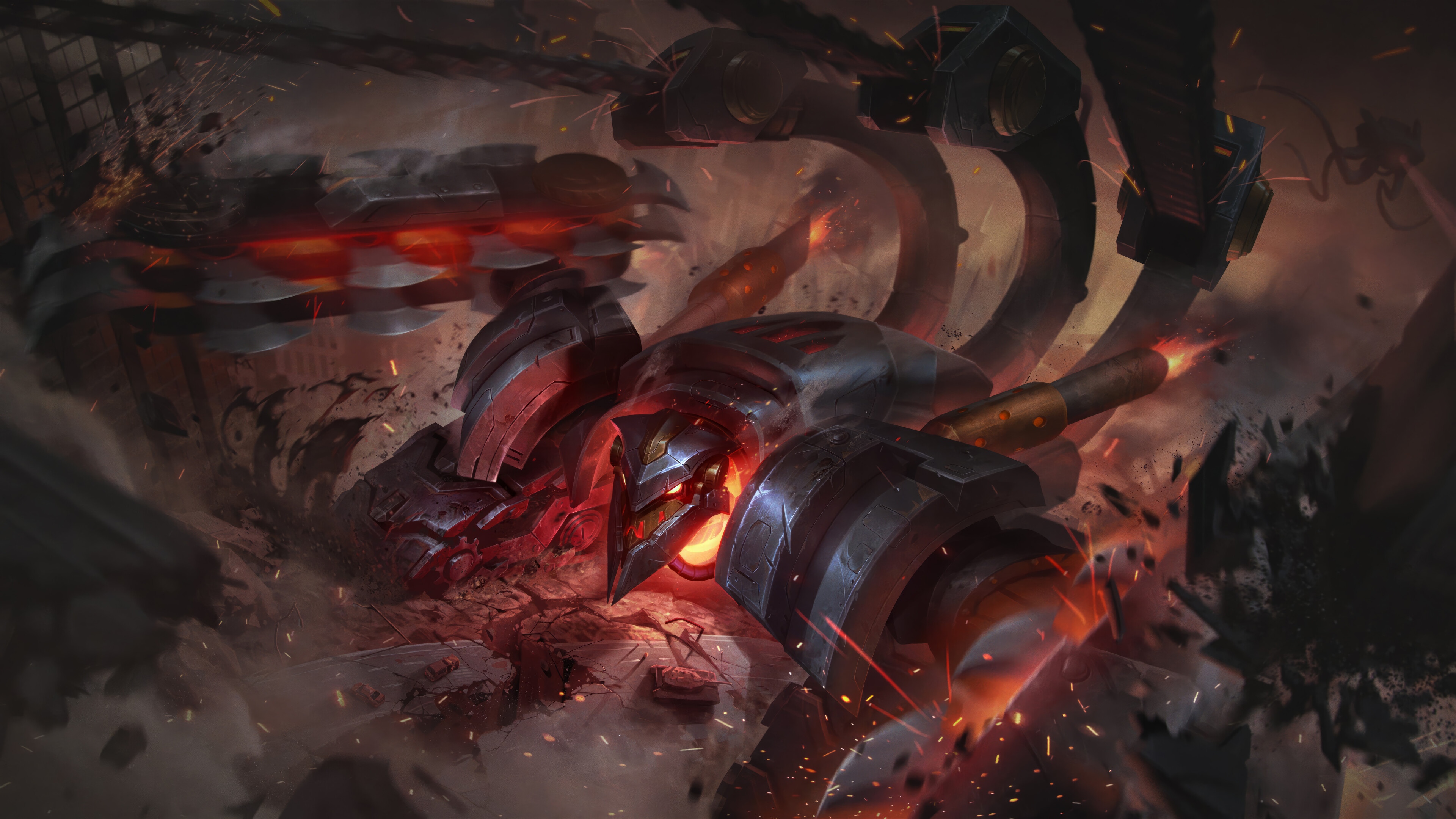 Skarner from League of Legends 4K HD Wallpaper