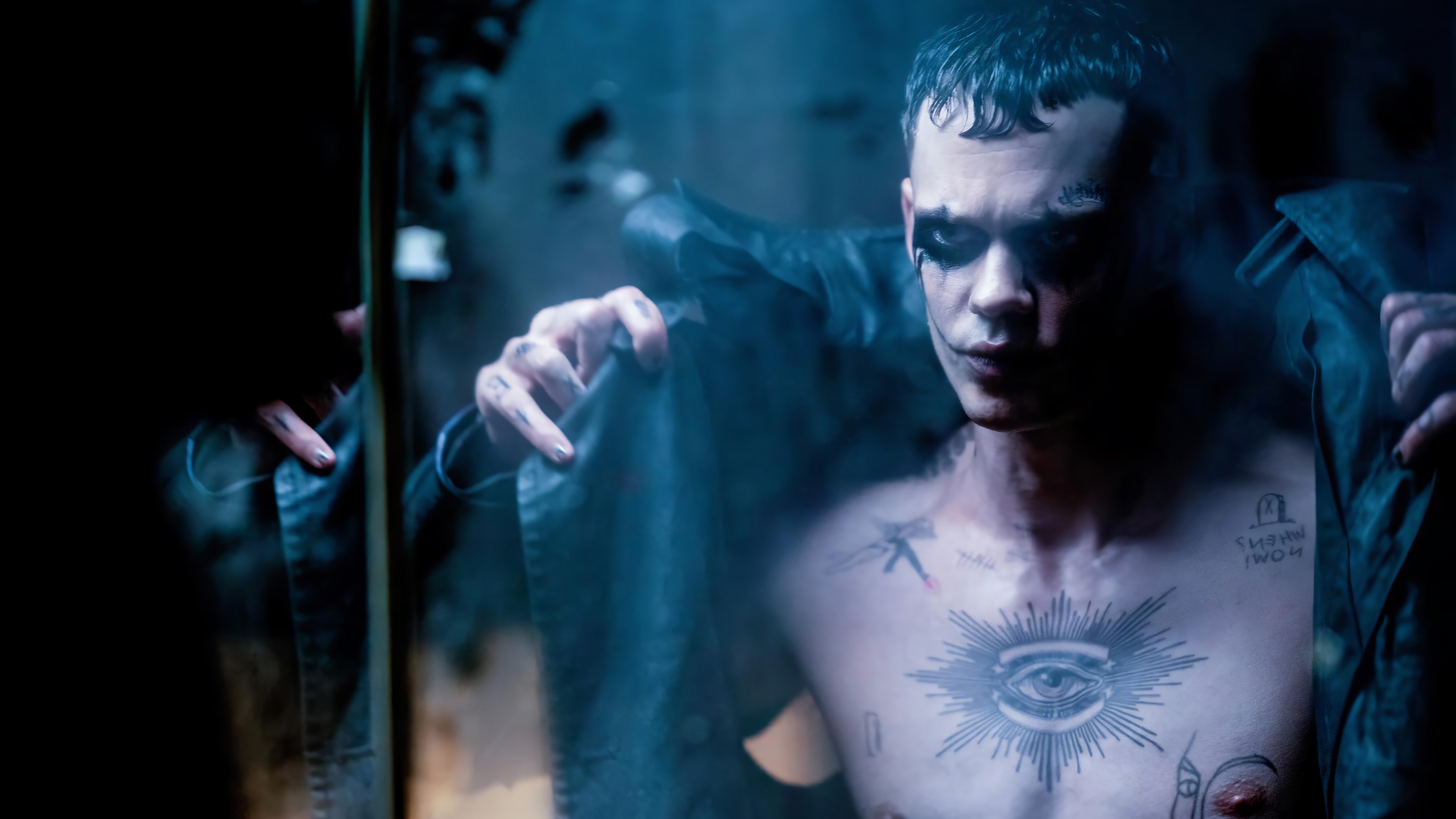 Bill Skarsgard as The Crow in 4K HD Wallpaper