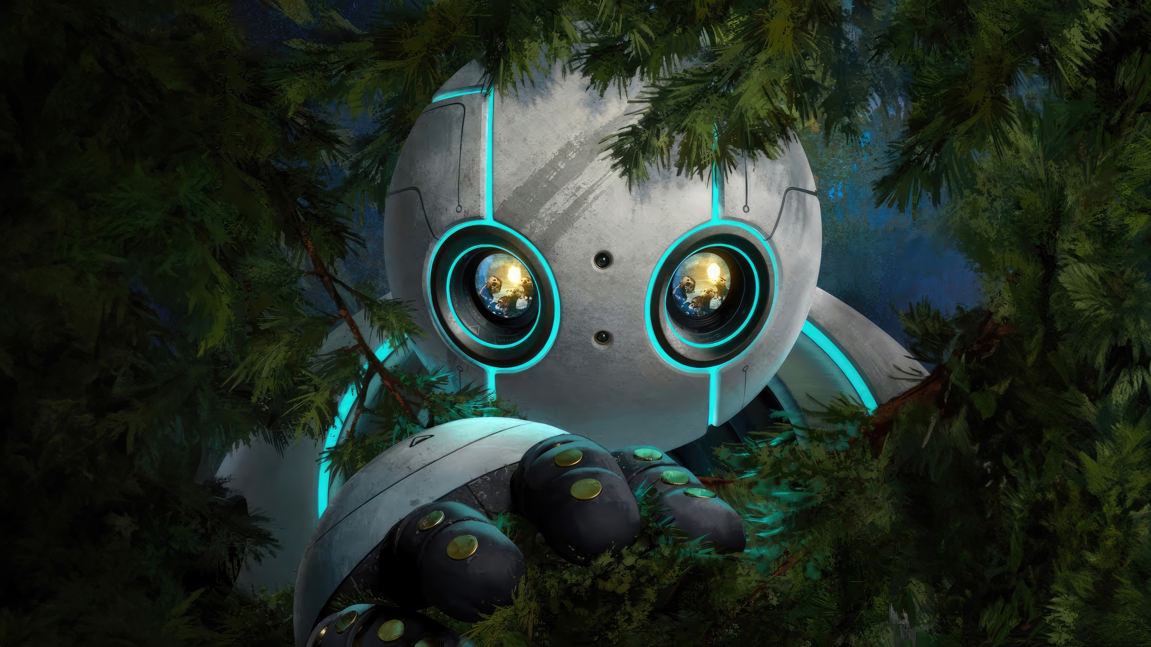 The Wild Robot 4K HD Wallpaper