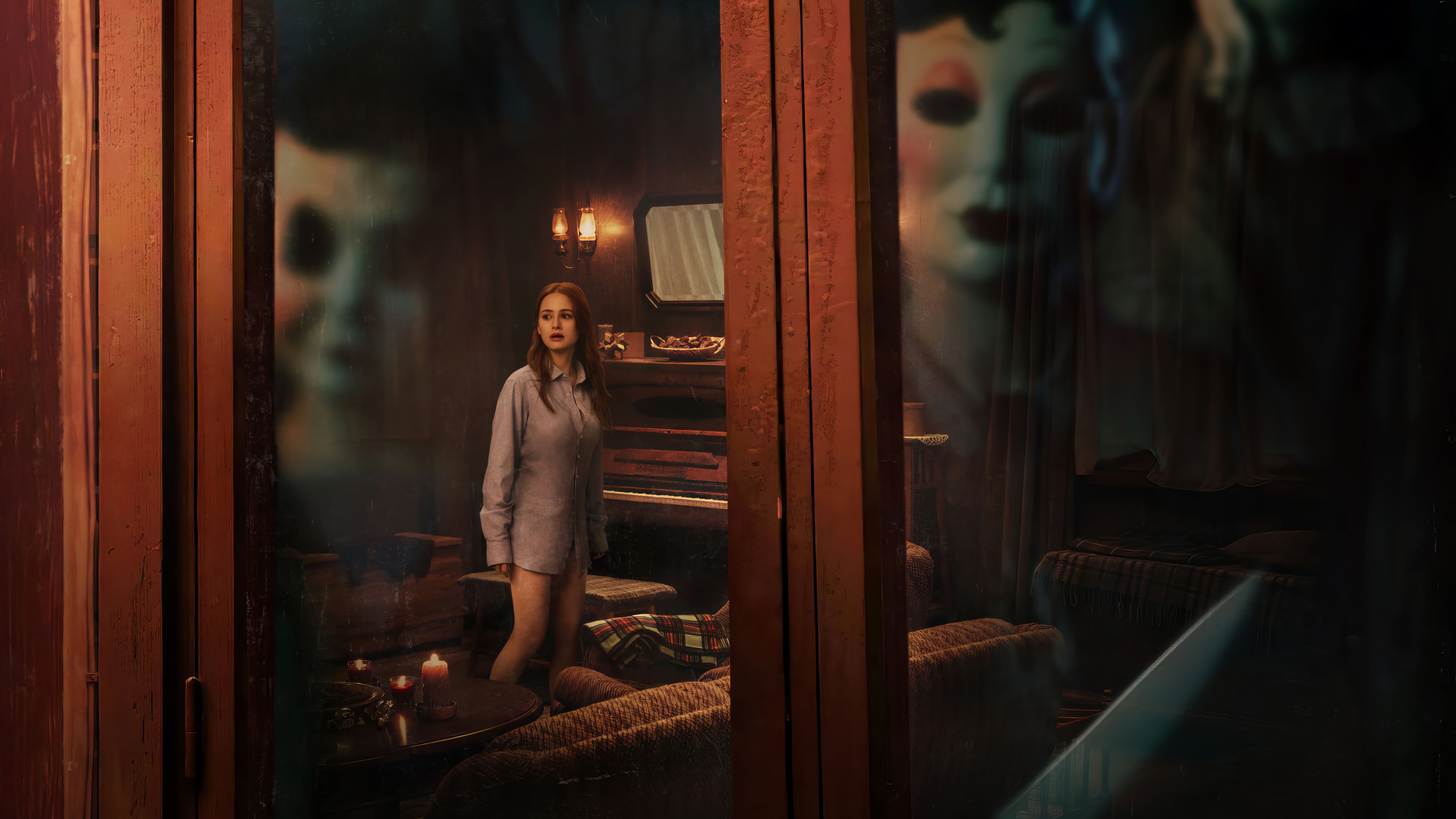 Madelaine Petsch in The Strangers: Chapter 1 4K HD Wallpaper