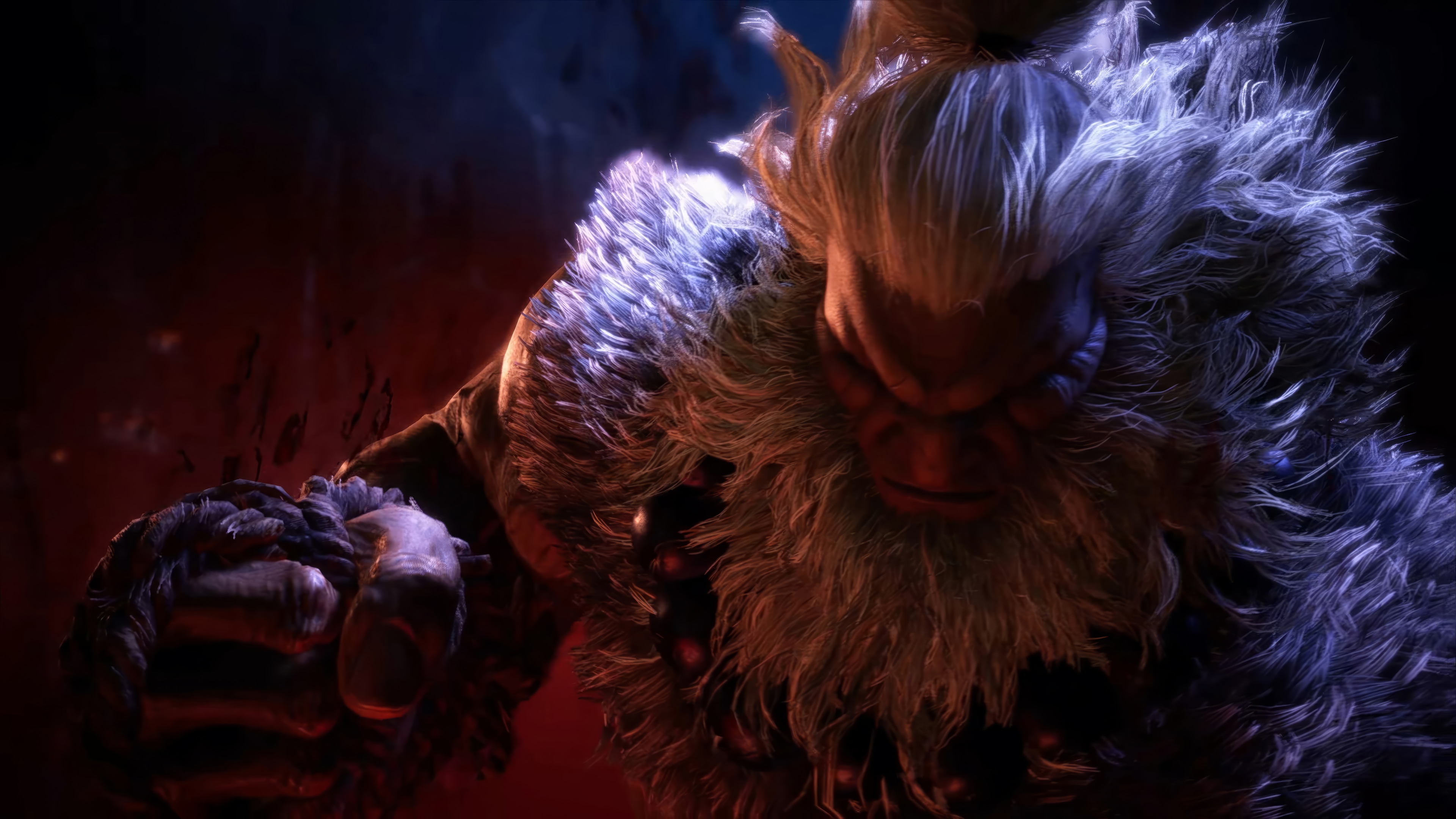 Akuma from Street Fighter 6 in 4K HD Wallpaper