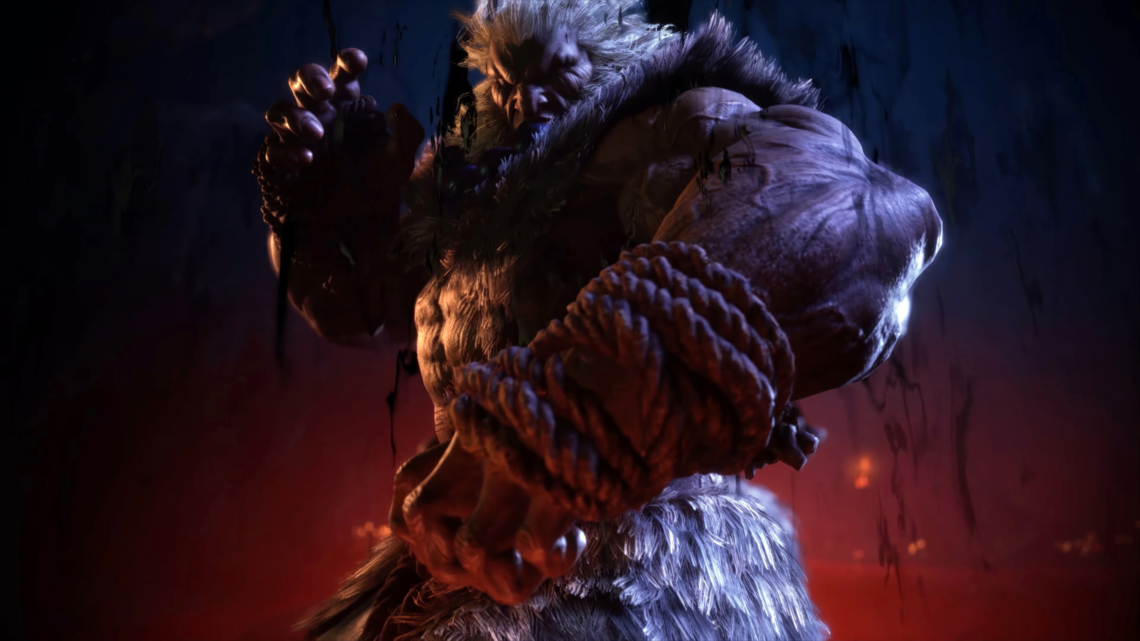 Akuma from Street Fighter 6 in 4K HD Wallpaper