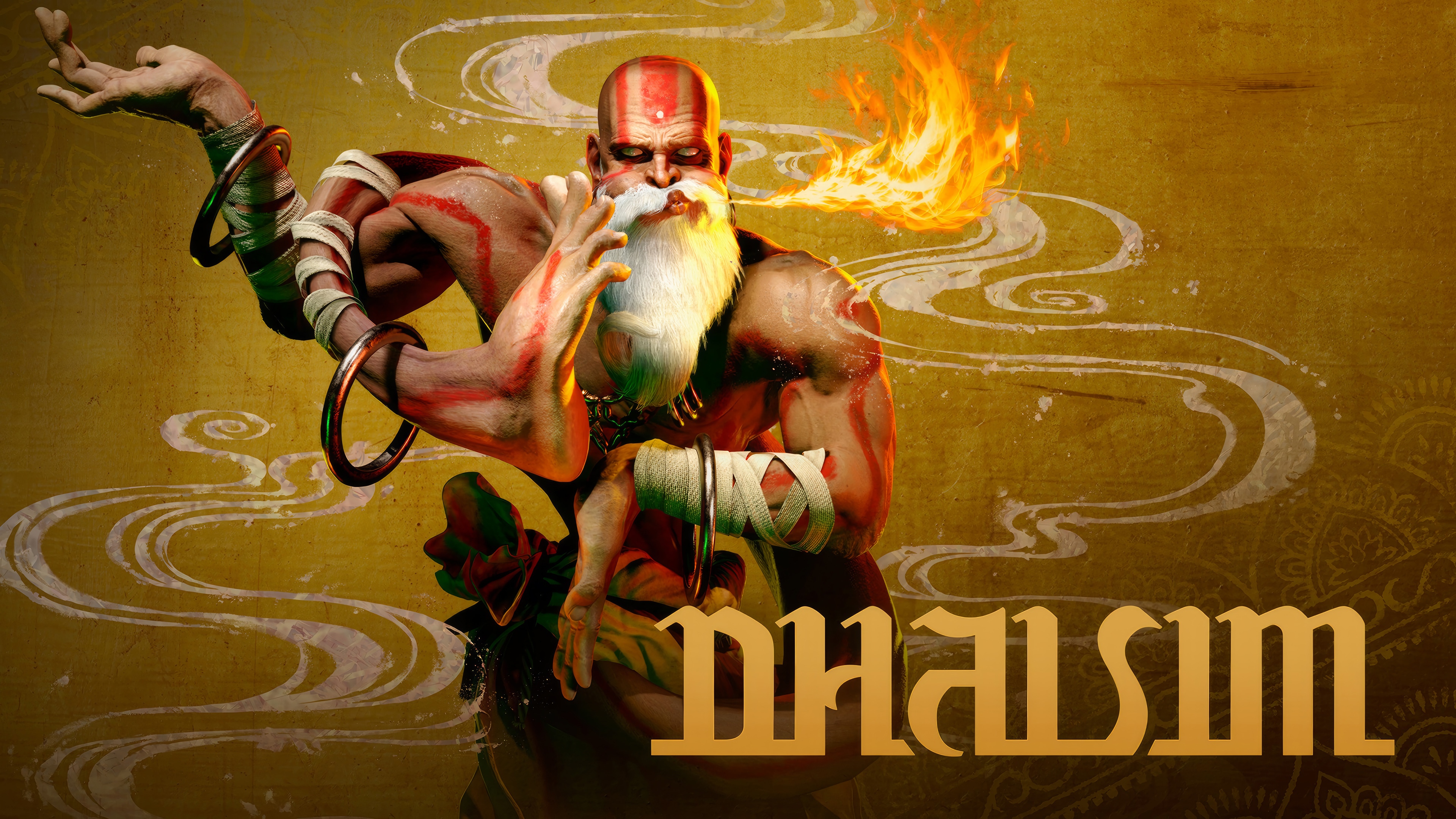 Dhalsim from Street Fighter 6 4K HD Wallpaper