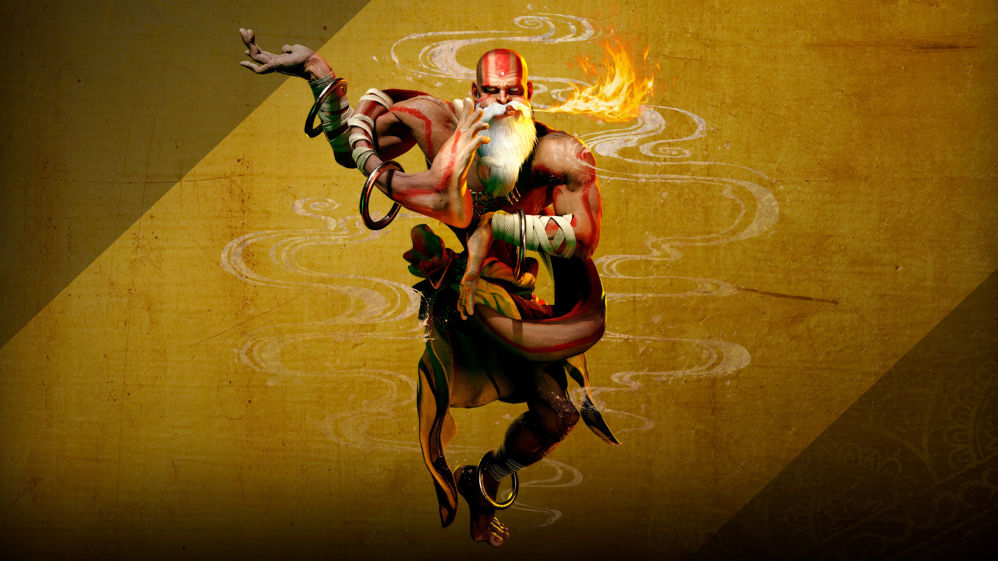 Dhalsim from Street Fighter 6 4K HD Wallpaper