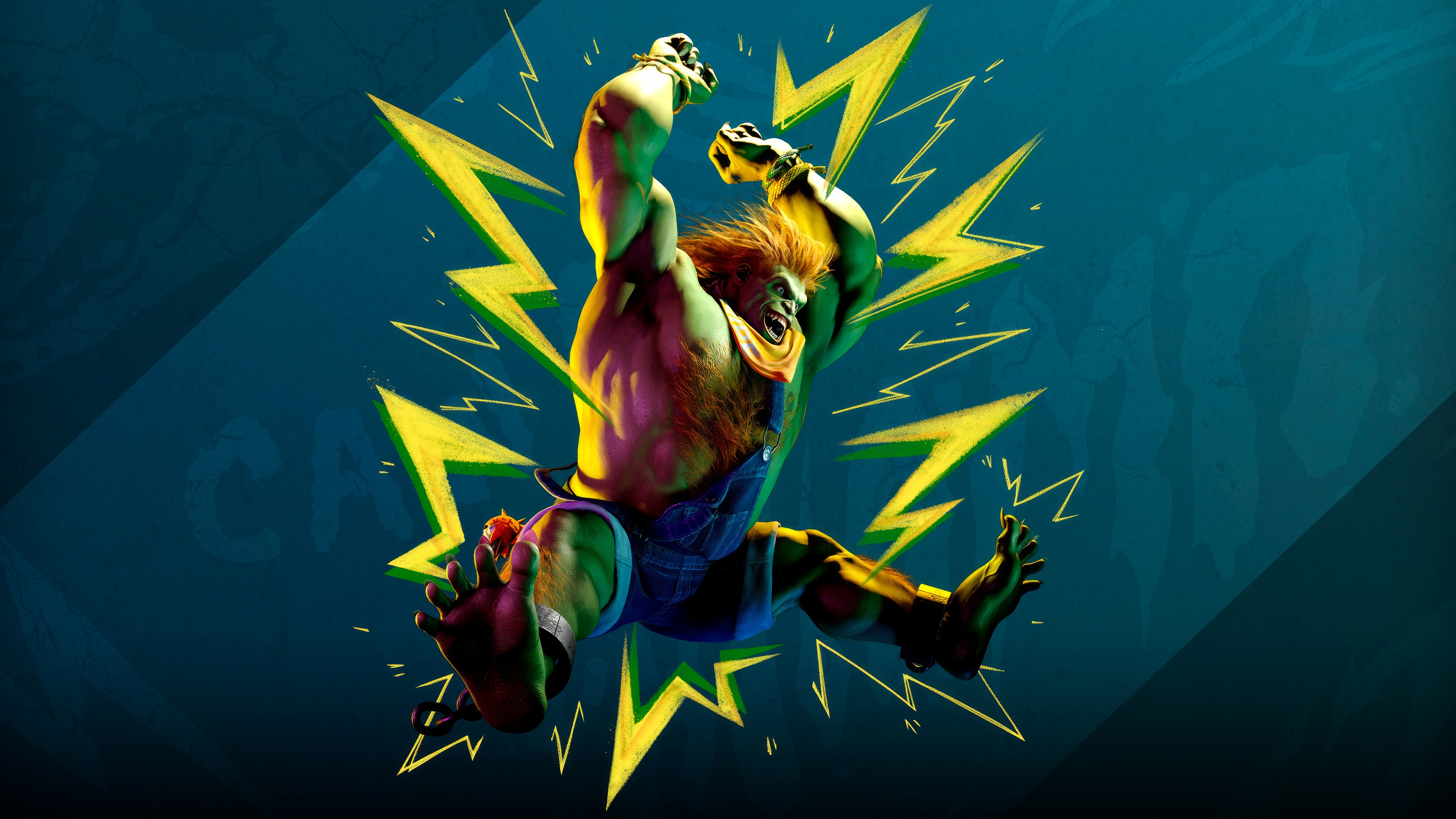 Blanka from Street Fighter 6 in 4K HD Wallpaper