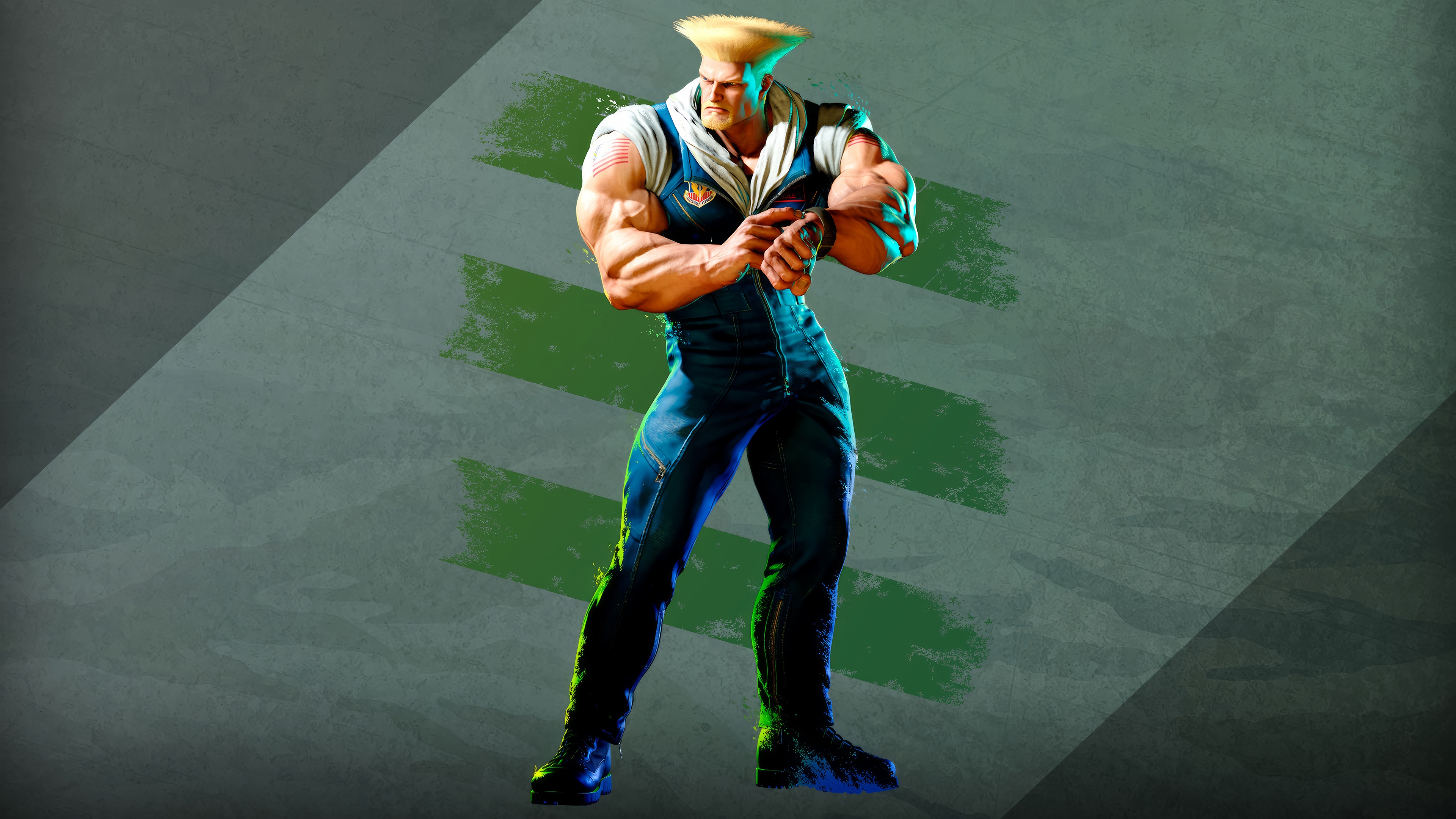 Guile from Street Fighter 6 in 4K HD Wallpaper